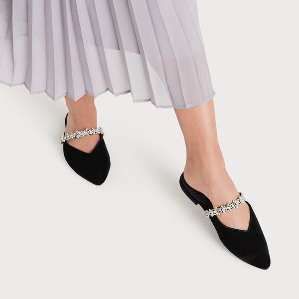 Birdies black deals velvet flats