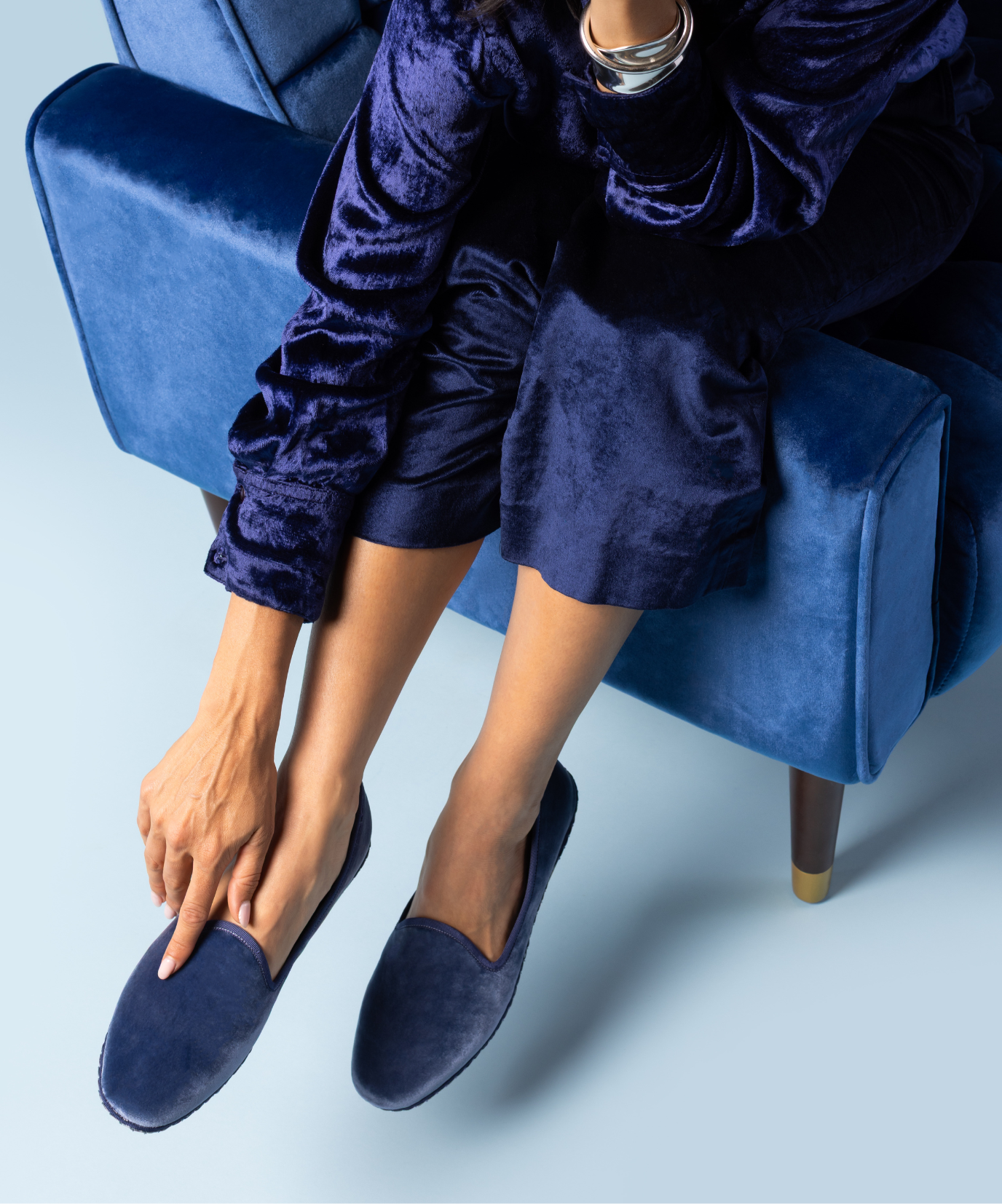 The Heron - Slate Velvet