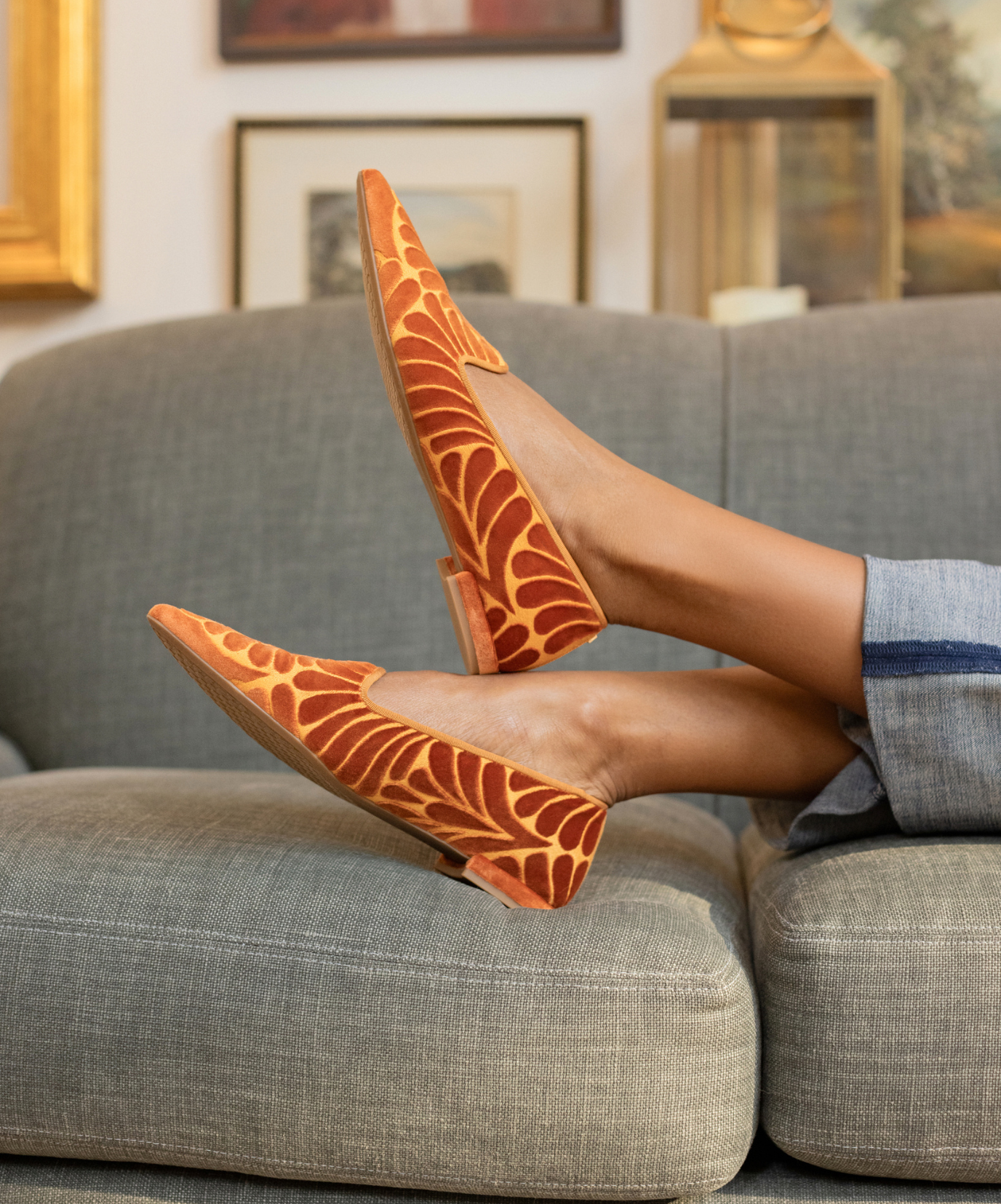 The Starfinch 15 Embroidery - Marigold Velvet