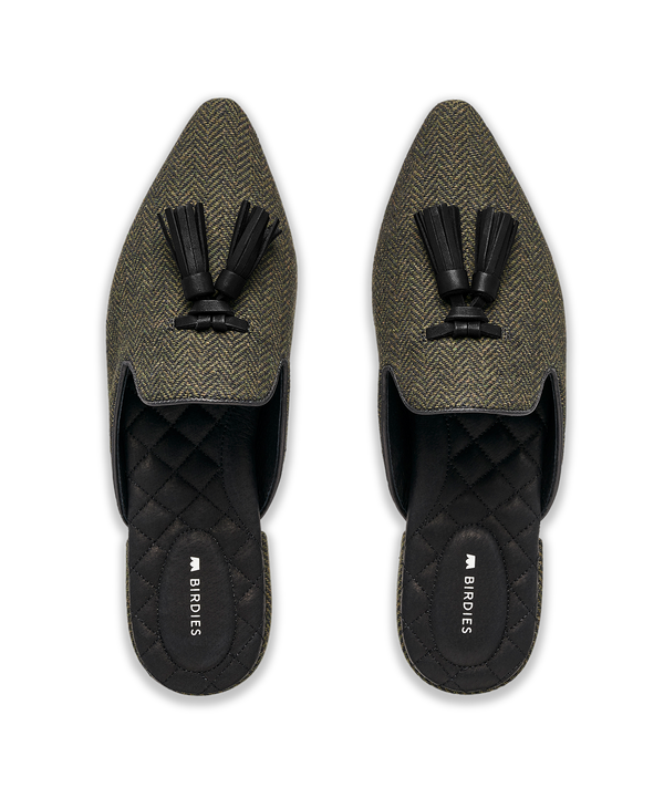 Birdies black slippers online
