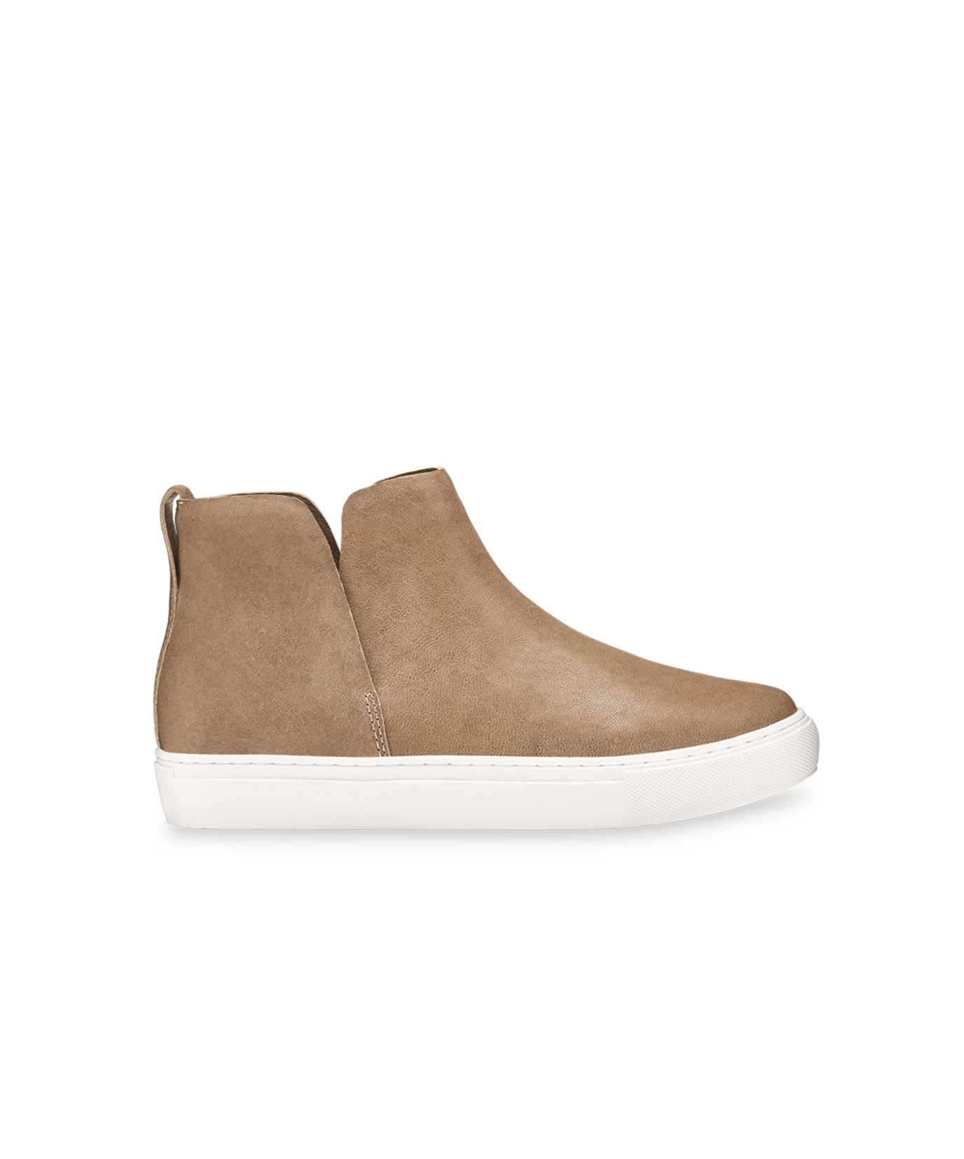 side view of the Falcon in Cafe au Lait (tan) Leather