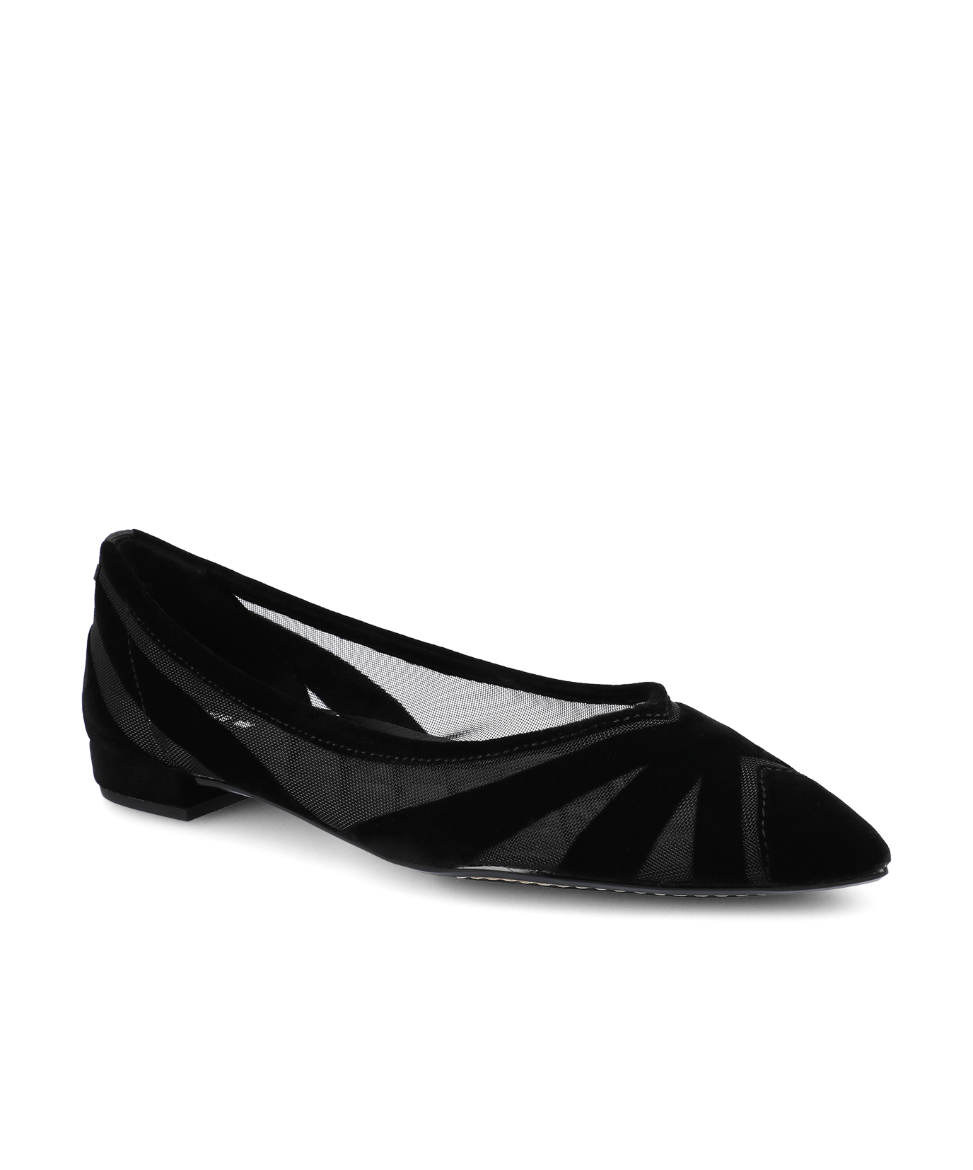 The Goldfinch 15 - Black Velvet Mesh