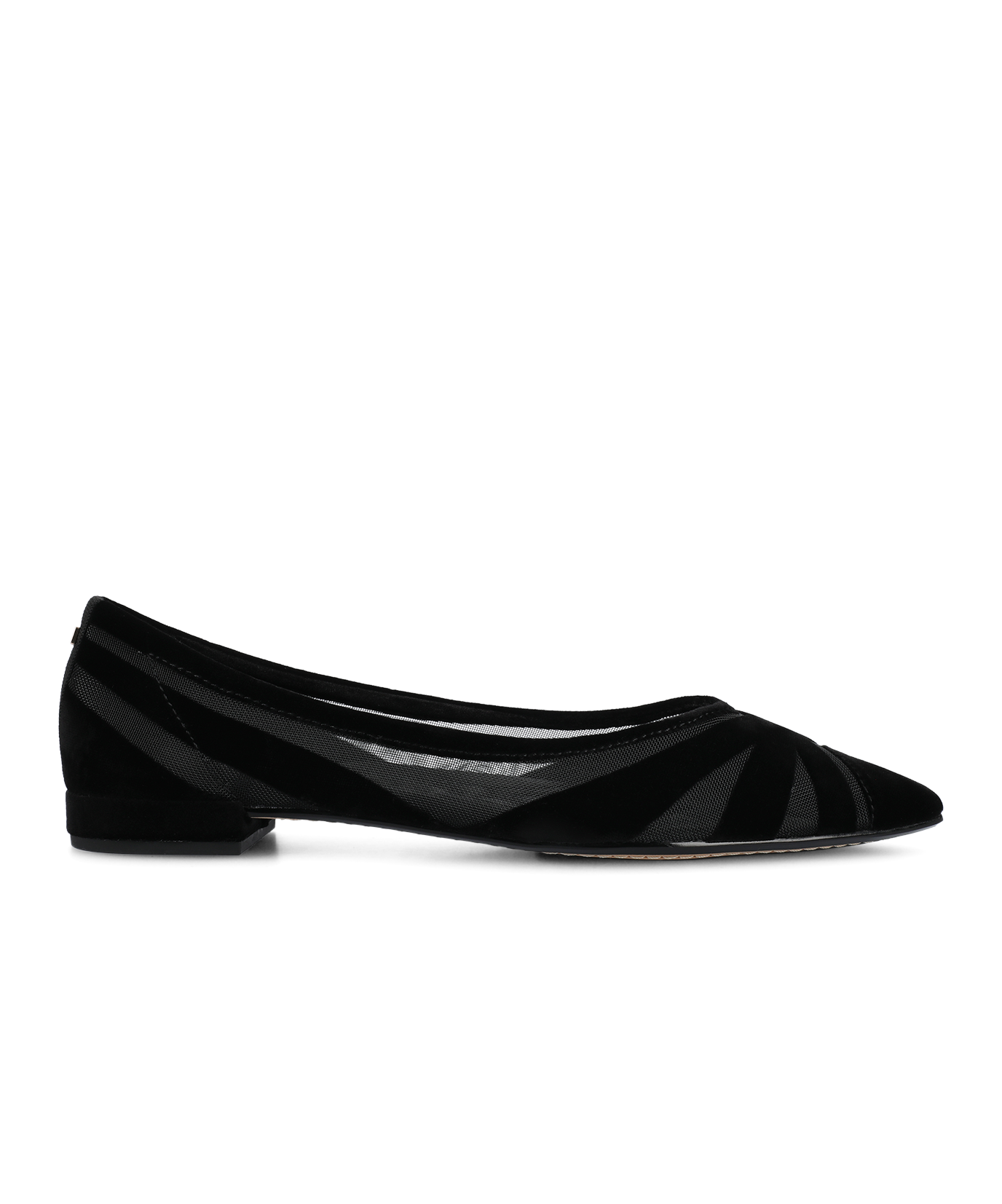 The Goldfinch 15 - Black Velvet Mesh