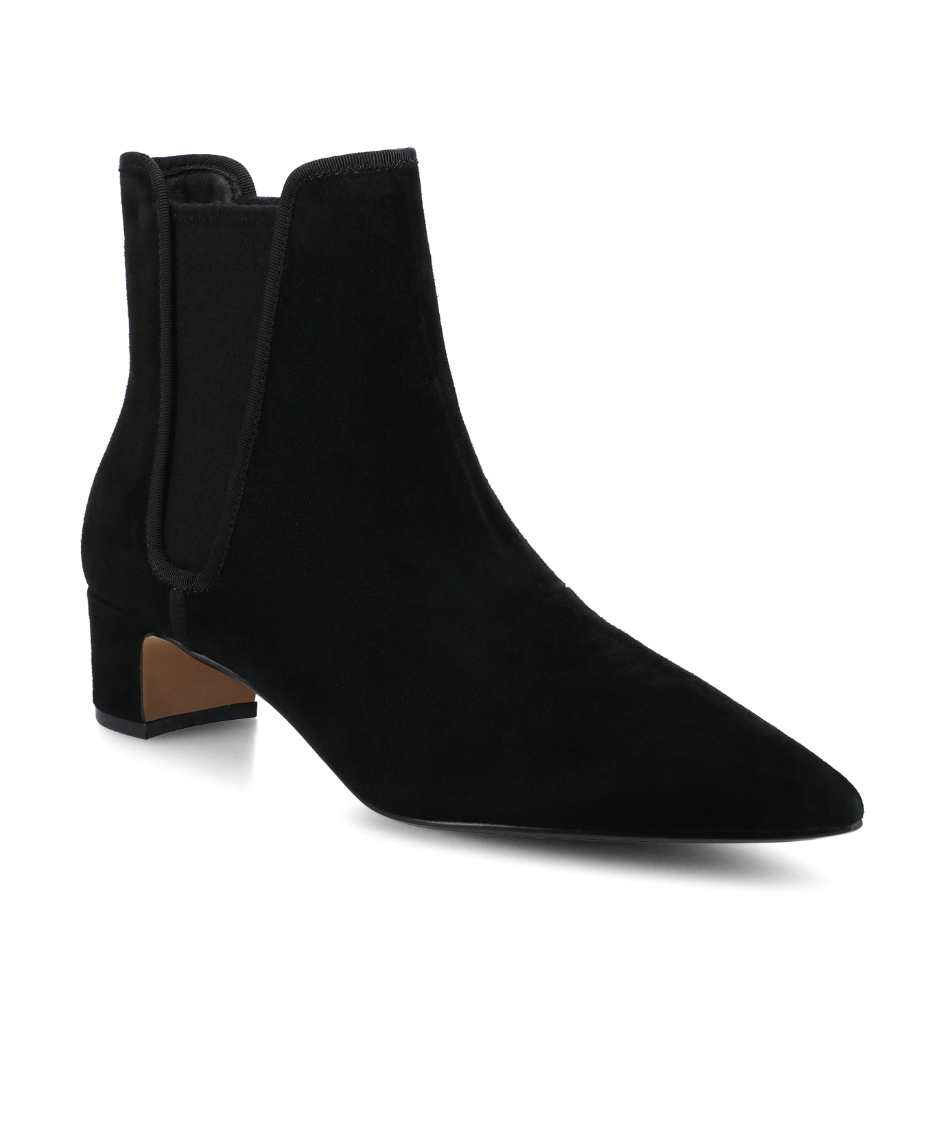 The Goldfinch 40 Chelsea Bootie - Black Suede
