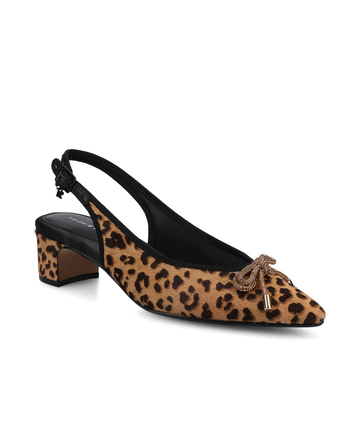 The Goldfinch 40 Slingback - Leopardprint Haircalf