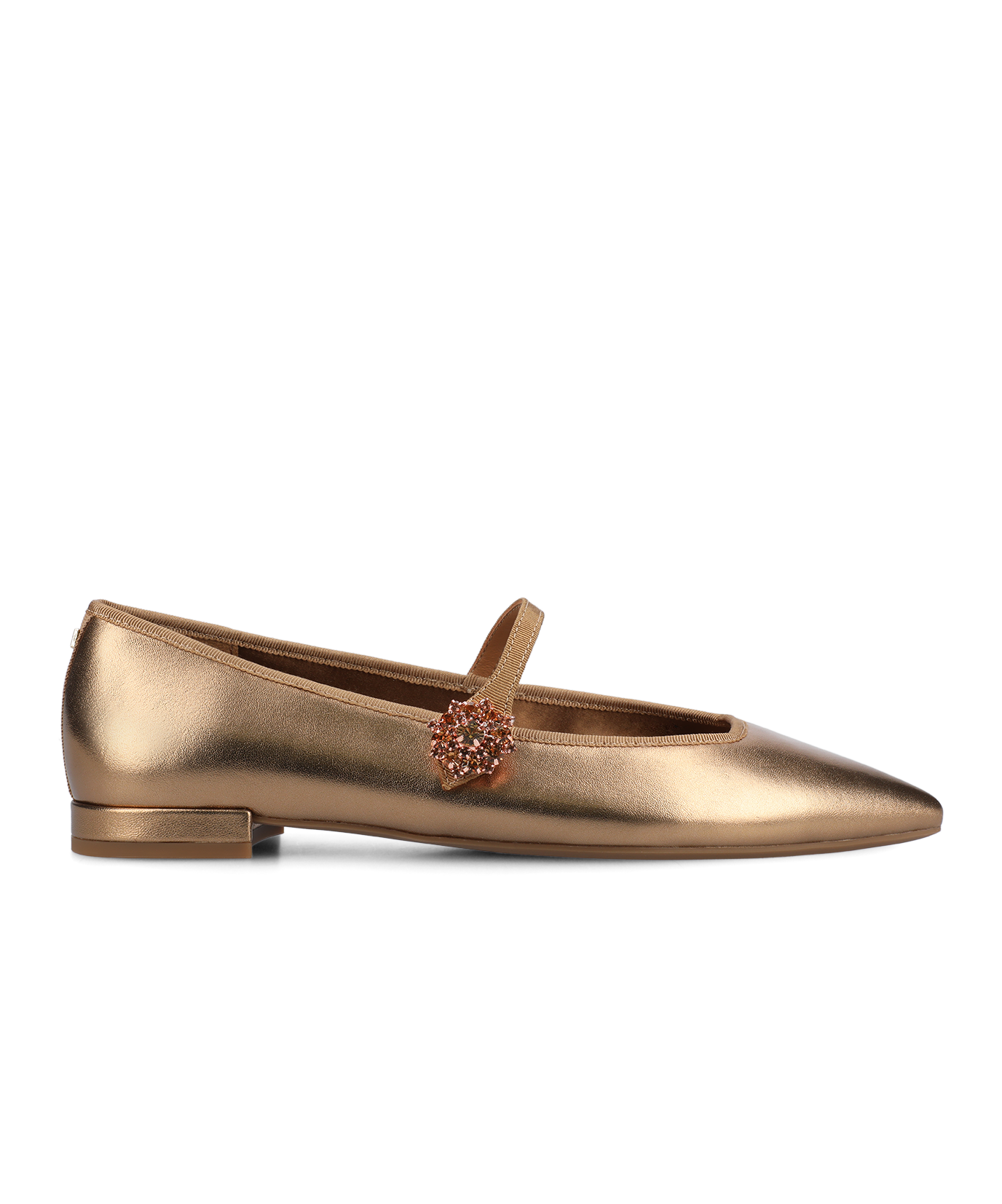 The Goldfinch 15 Mary Jane - Vintage Gold Metal Leather