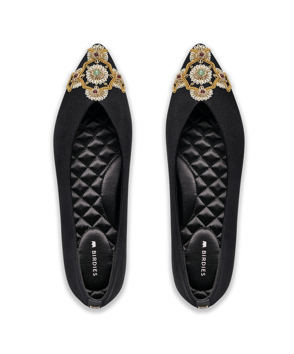 The Goldfinch Onyx Gilded Silk