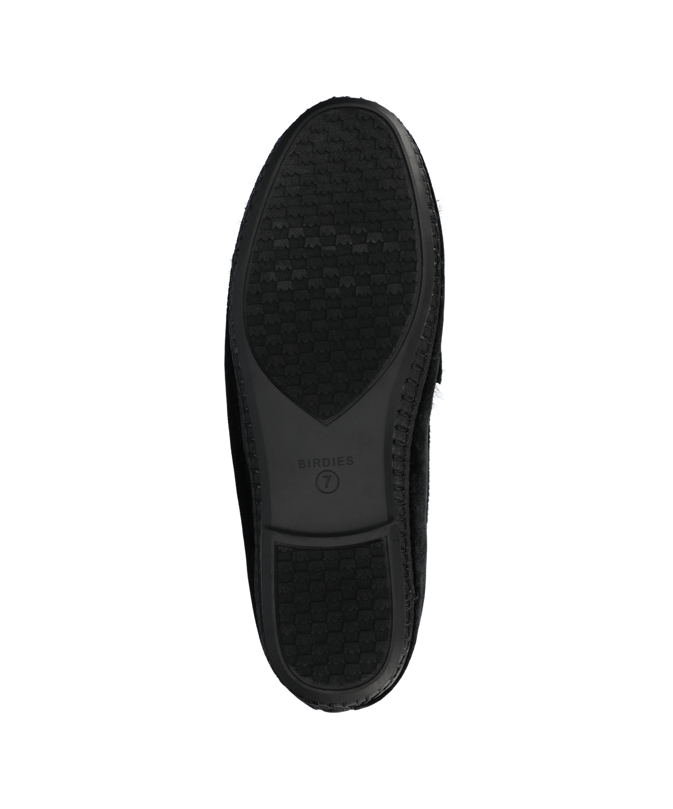 The Heron Loafer Cozy - Black Velvet Faux Fur