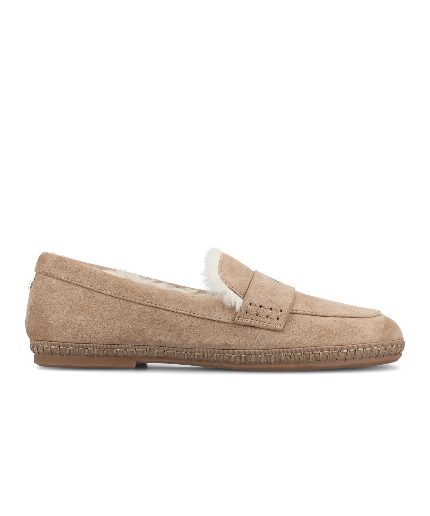 The Heron Loafer Cozy - Latte Suede