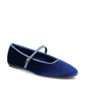 The Hummingbird Mary Jane - Empire Blue Velvet