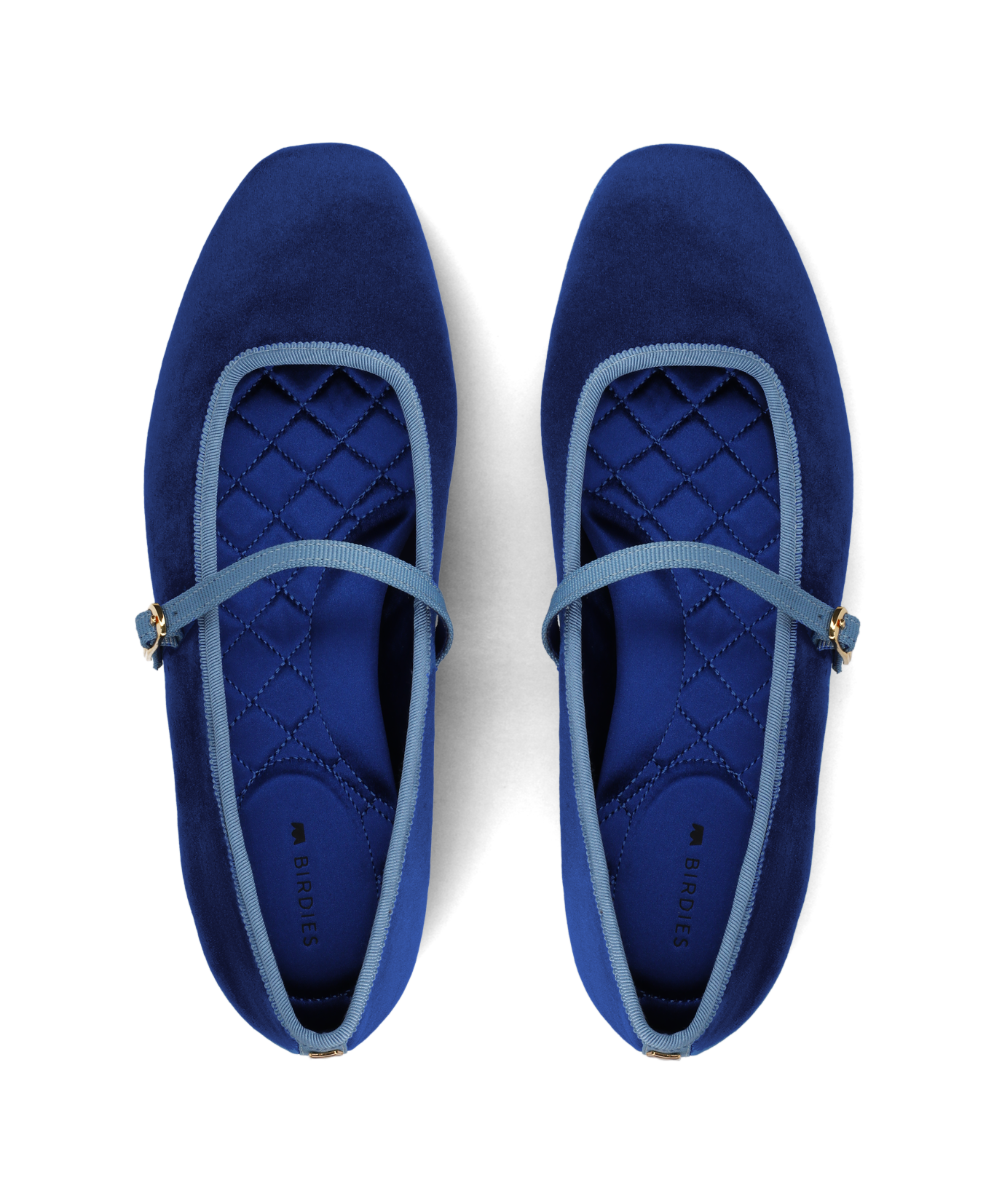 The Hummingbird Mary Jane - Empire Blue Velvet