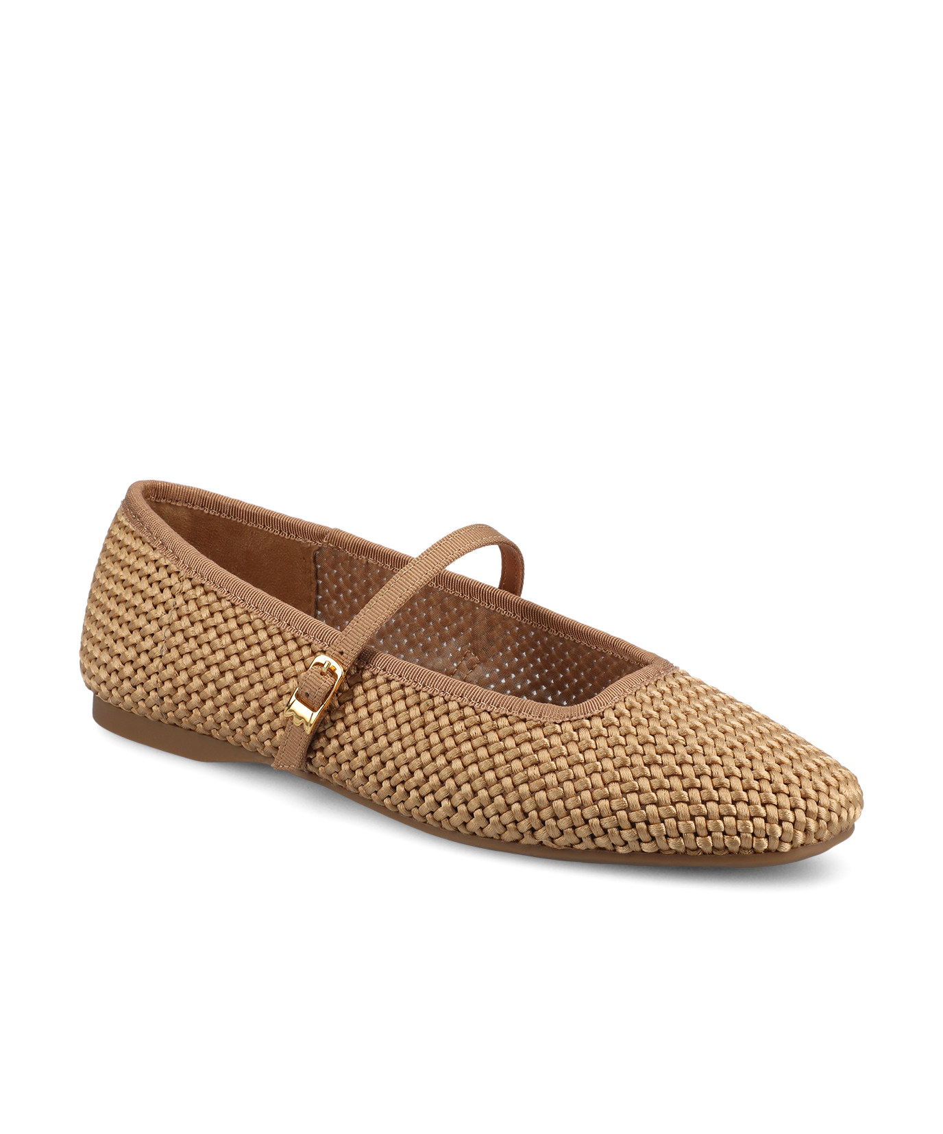ロイヤルリモージュ PETIT JARDIN The Hummingbird Mary Jane - Gold Woven Satin