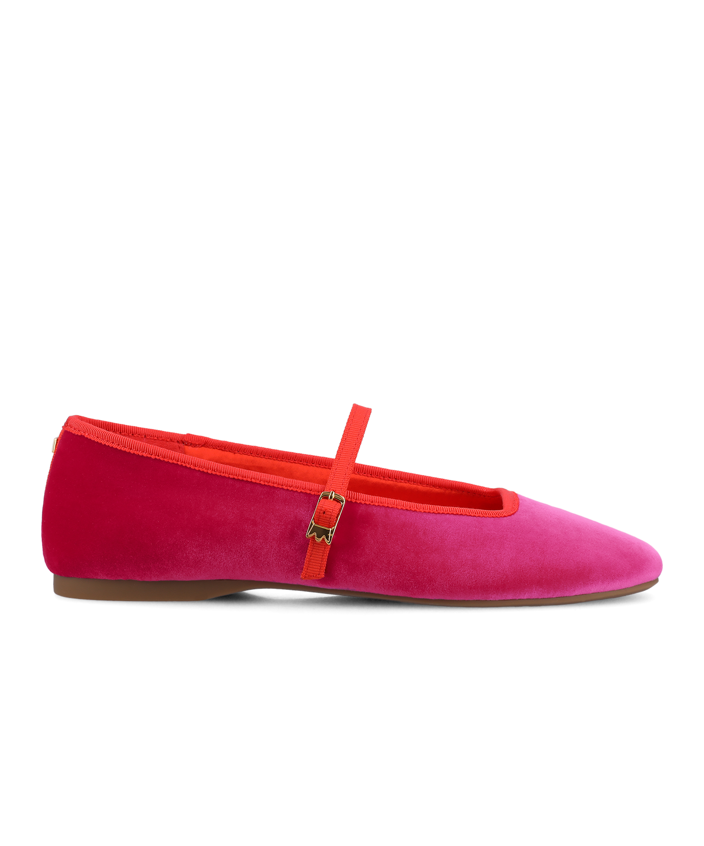 The Hummingbird Mary Jane - Hot Pink Velvet