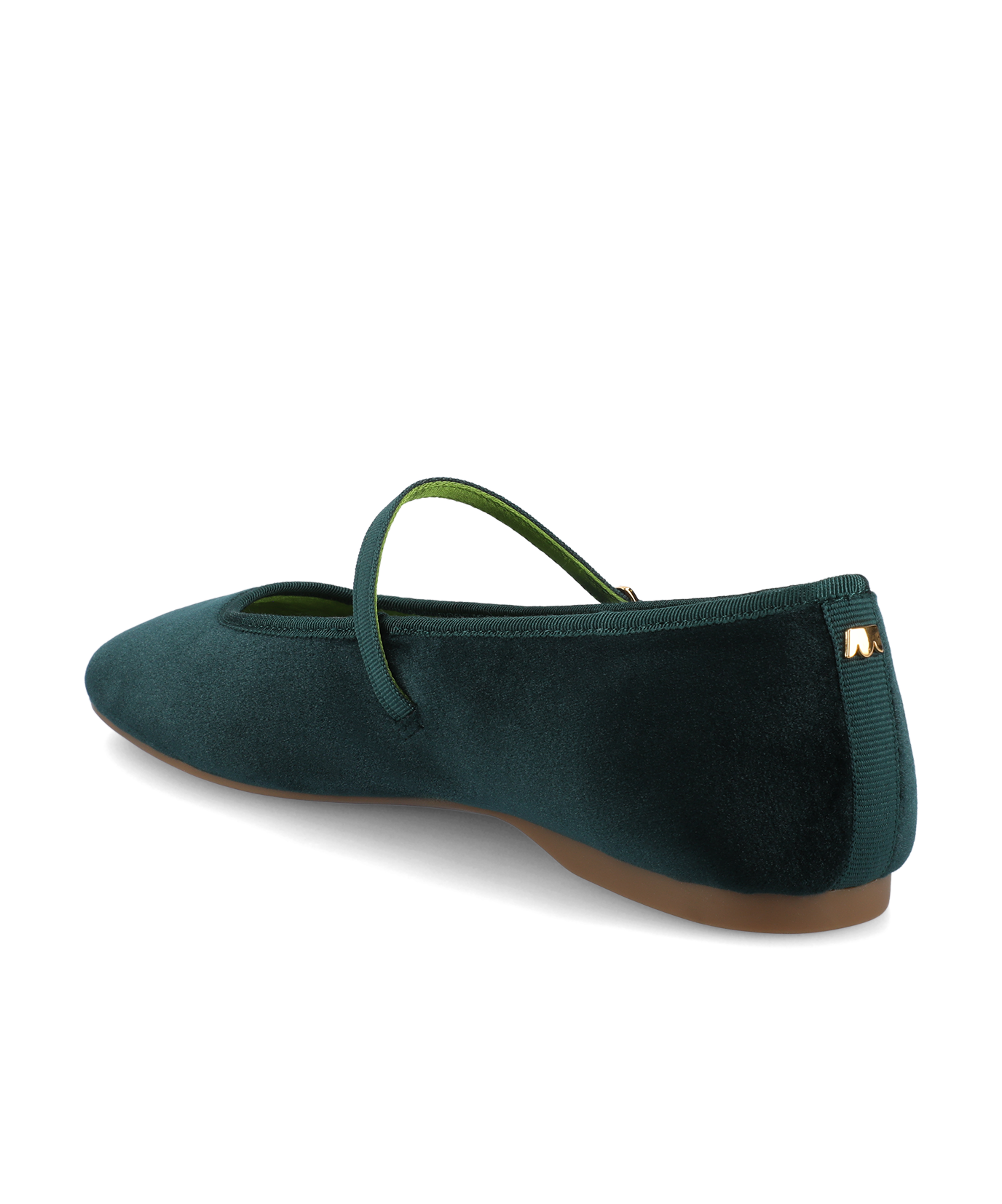 The Hummingbird Mary Jane - Royal Green Velvet