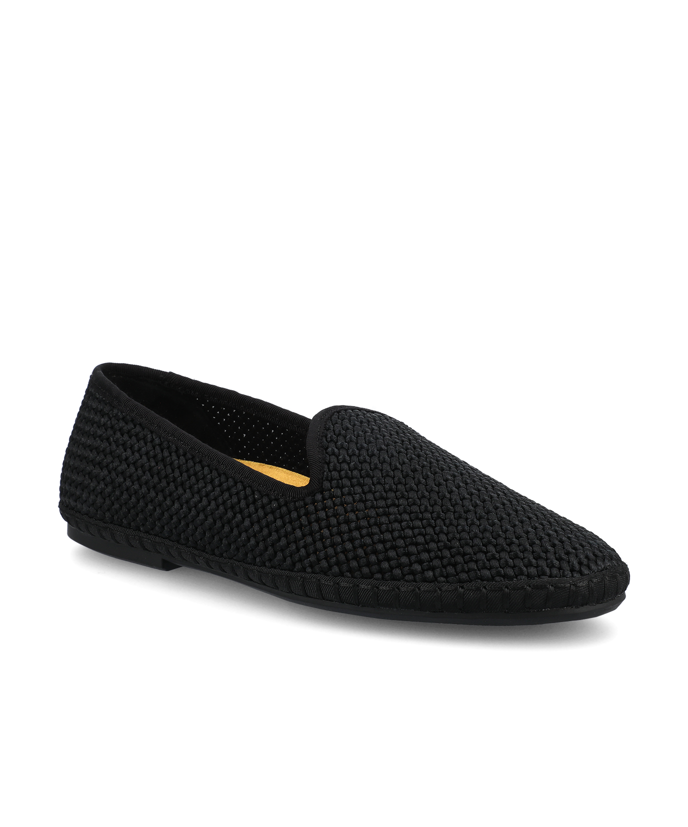 The Heron - Black Woven Satin