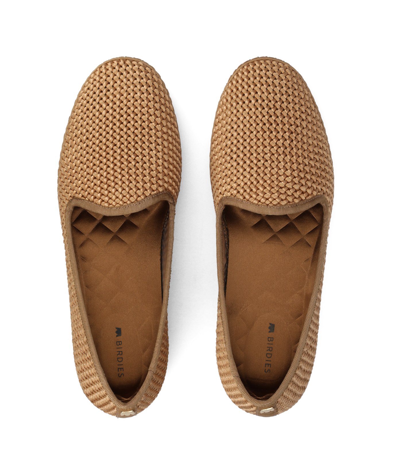 The Heron - Gold Woven Satin