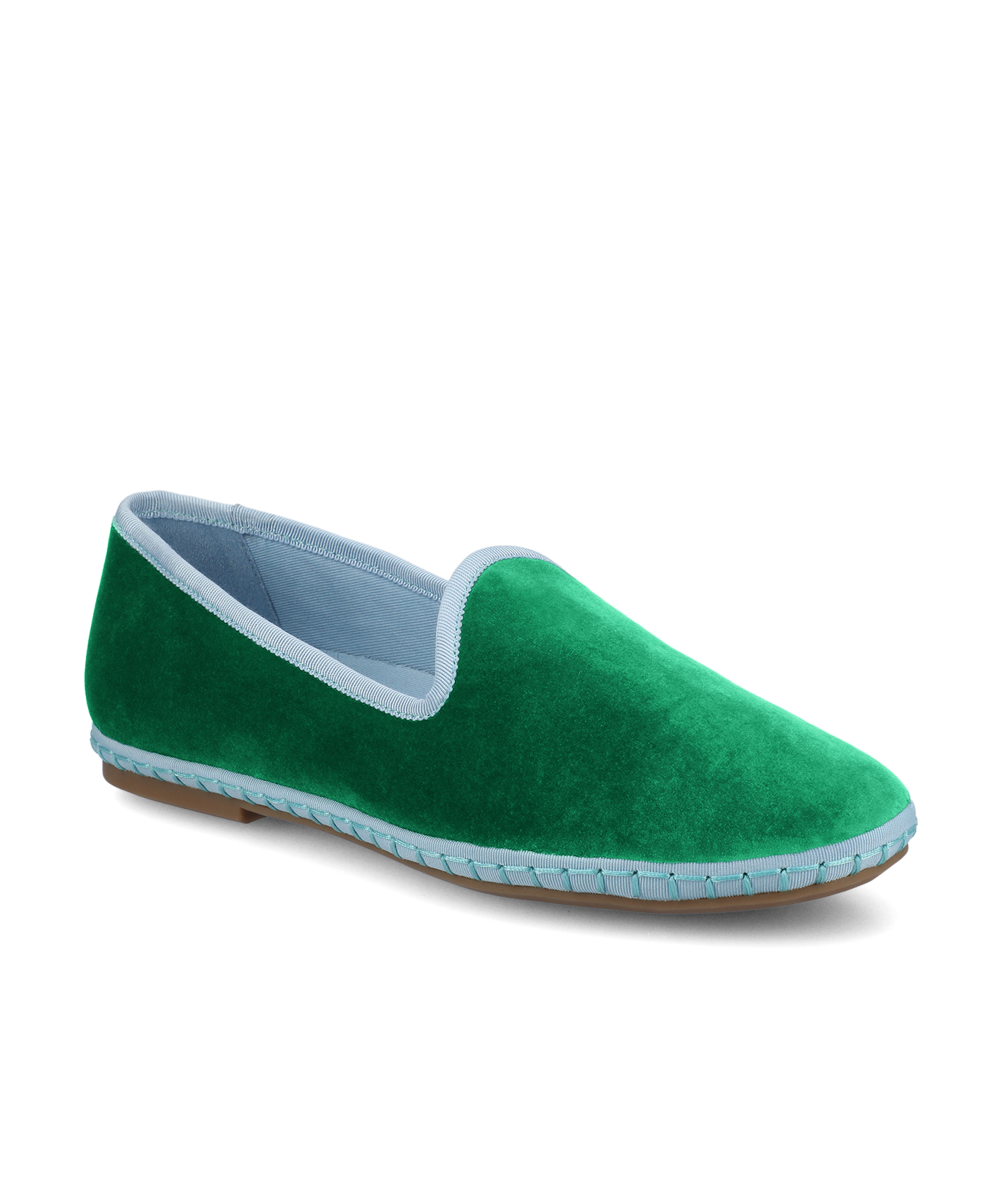 The Heron | Kelly Green Velvet | Women's Flats | Birdies 7 The Heron | Kelly Green Velvet | Women's Flats | Birdies 7