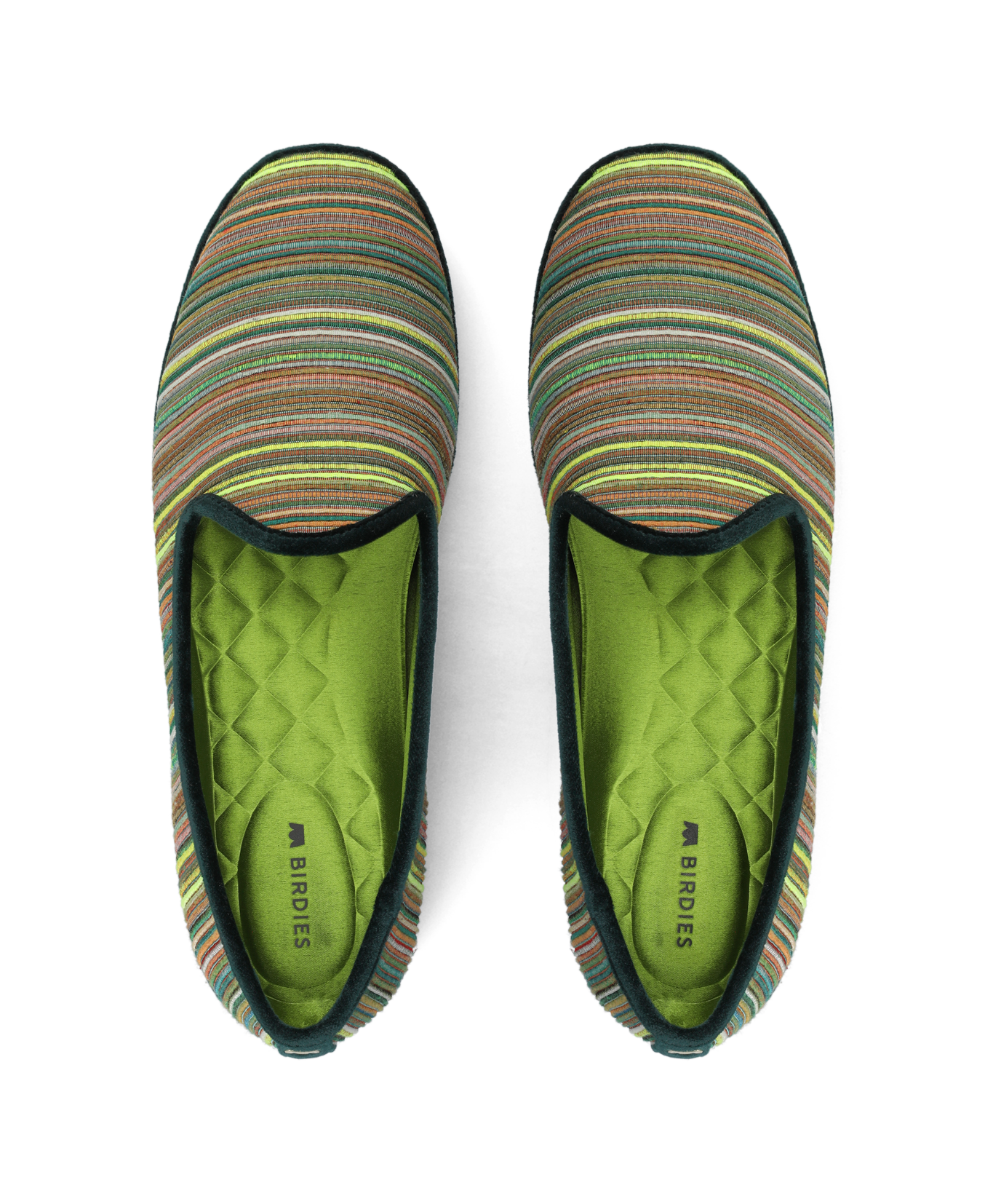 The Heron - Royal Green Multi Stripe Grosgrain
