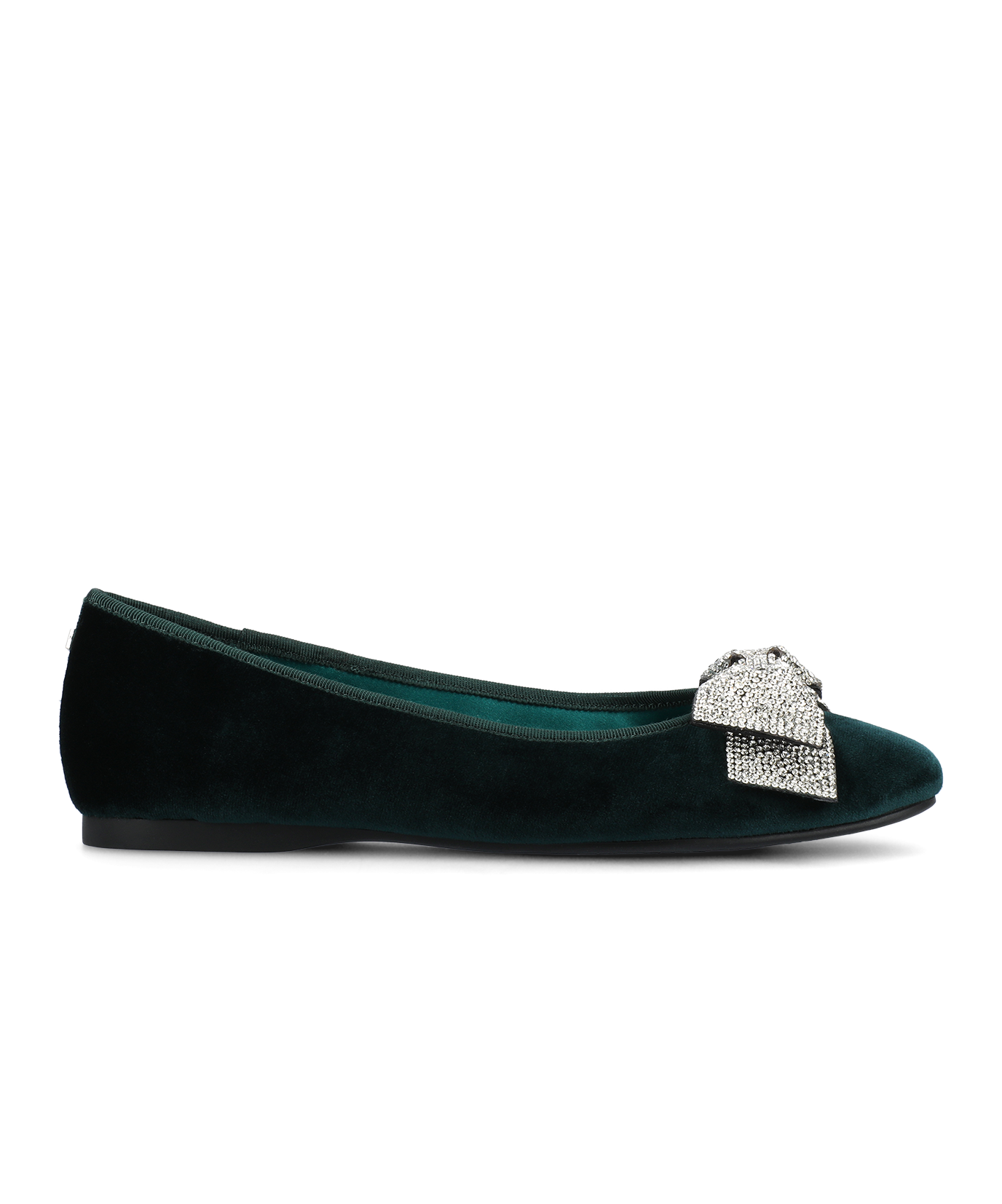 The Hummingbird Jewelry Bow - Royal Green Velvet