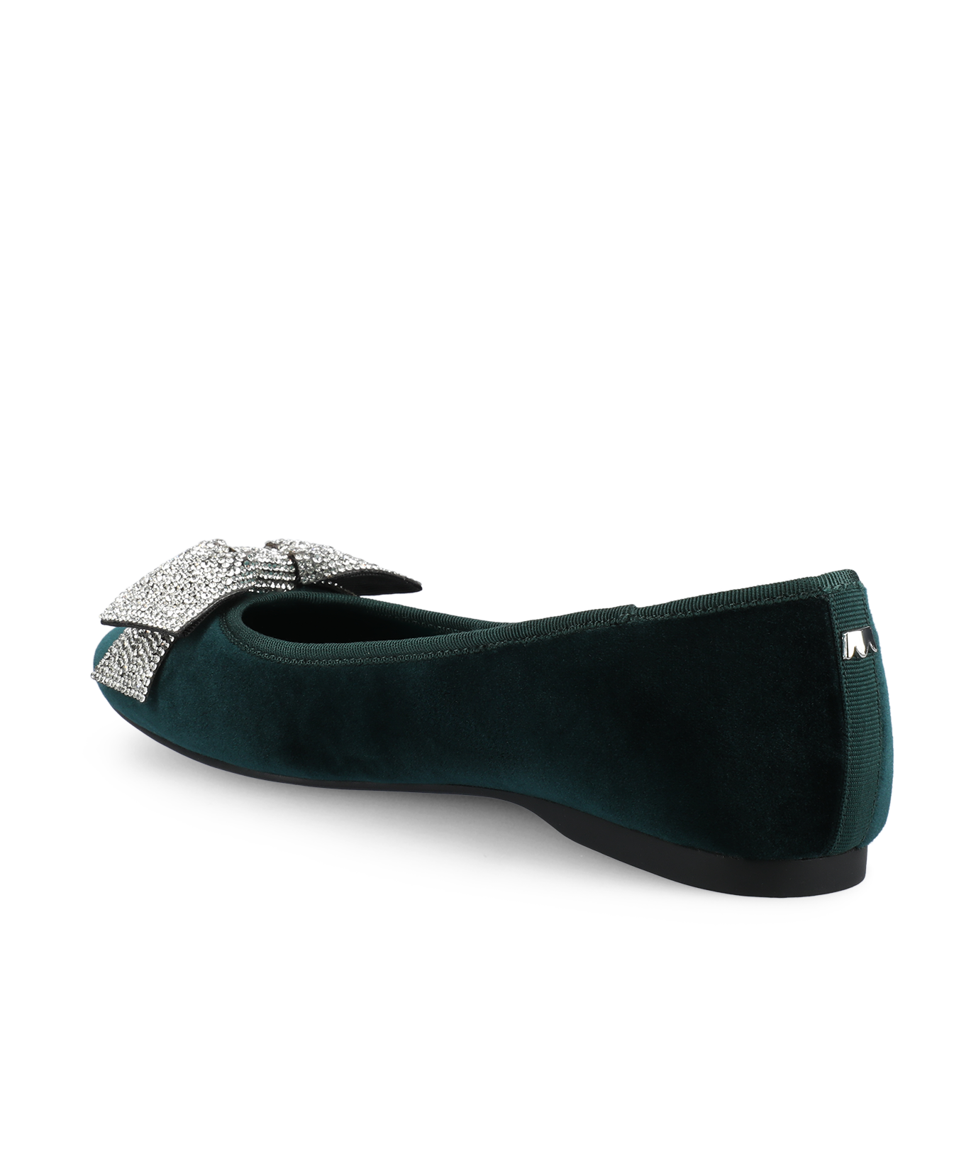 The Hummingbird Jewelry Bow - Royal Green Velvet