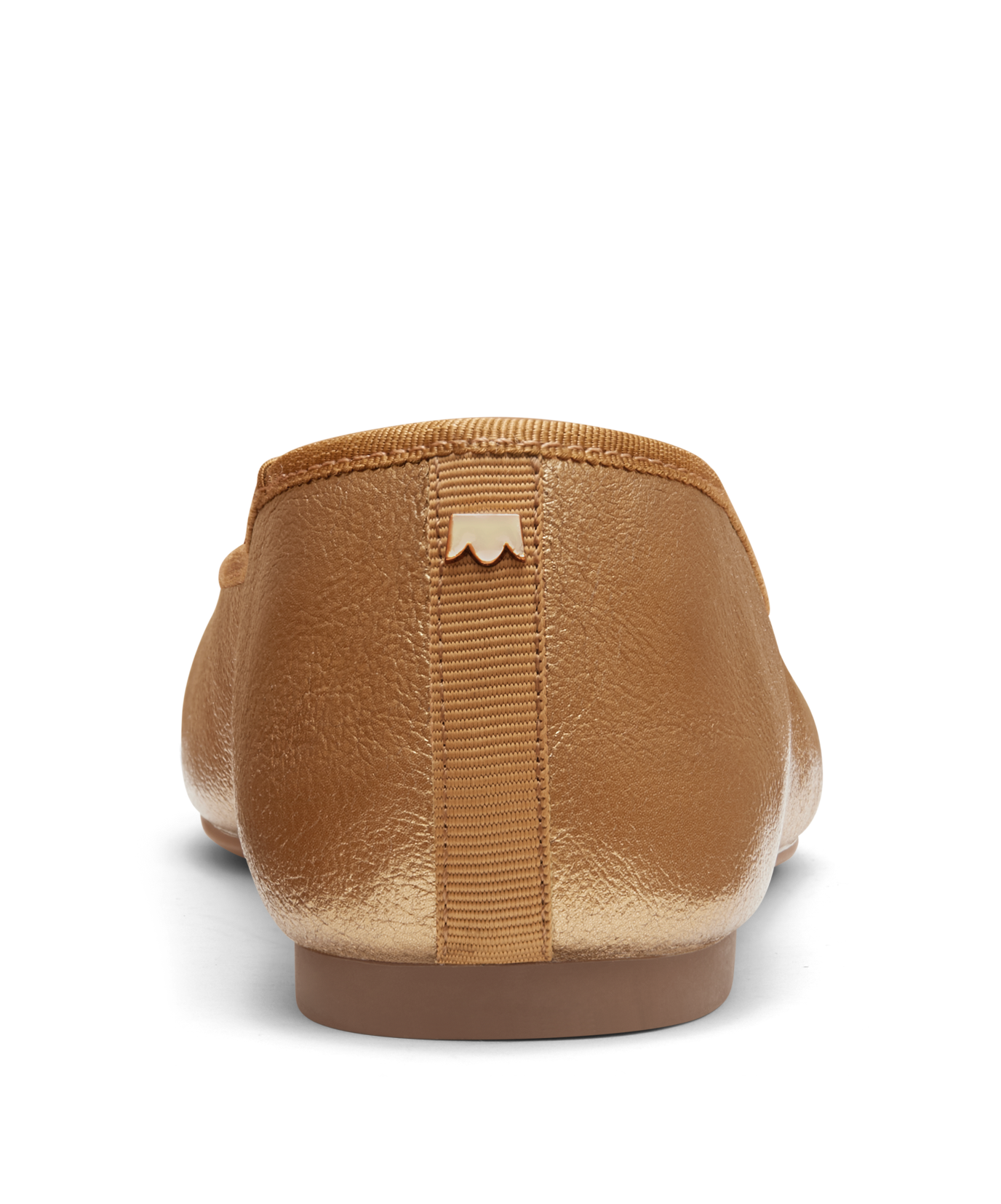 back view of the Hummingbird in Vintage Gold Leather