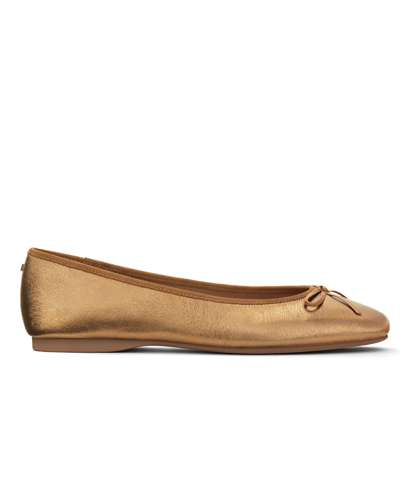 side view of the Hummingbird in Vintage Gold Leather