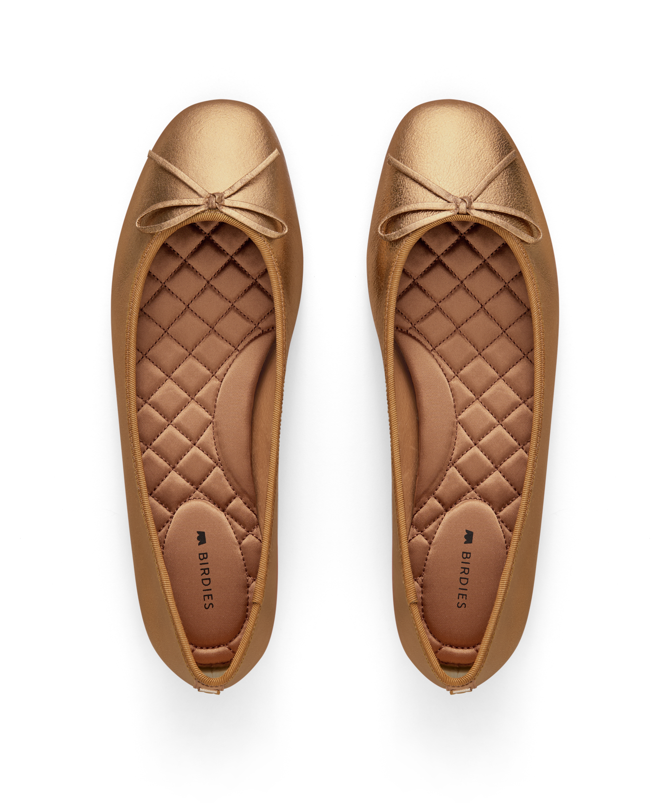 hover | top view of the Hummingbird in Vintage Gold Leather