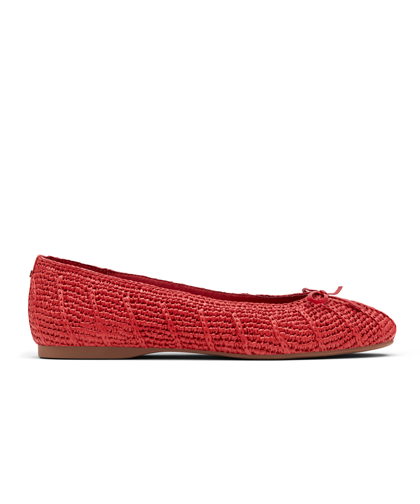side view of the Hummingbird in red raffia