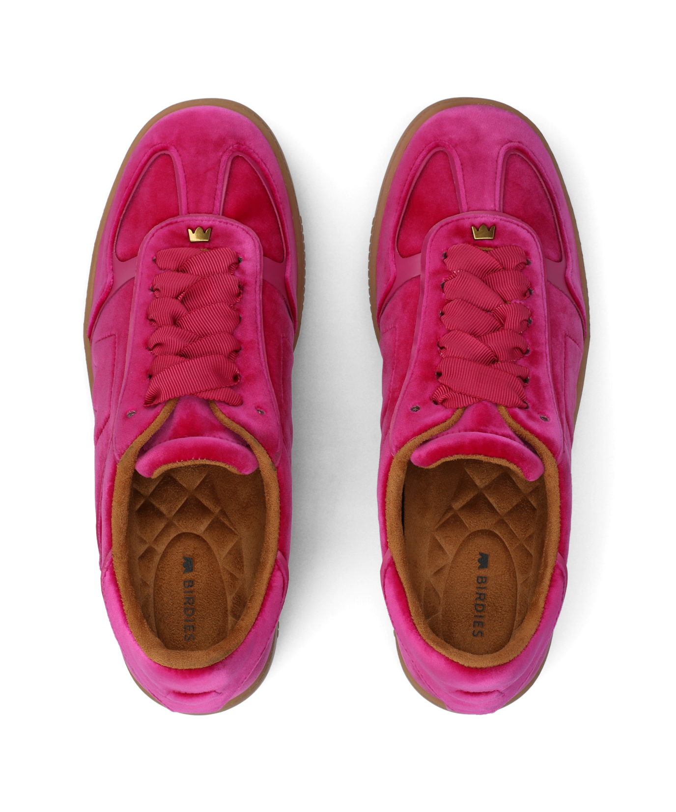 The Jay Sneaker - Hot Pink Velvet