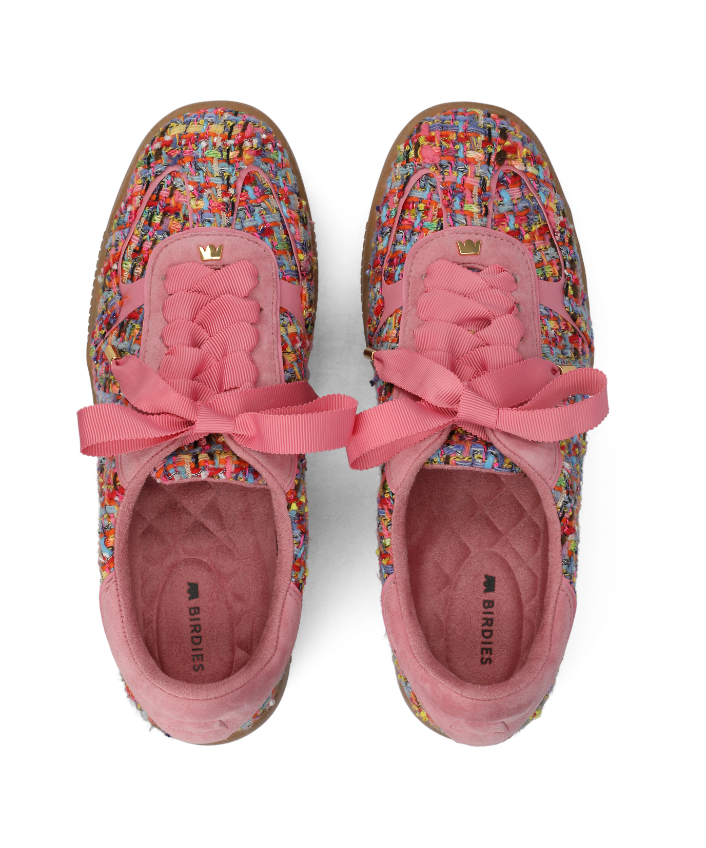 The Jay Sneaker - Pink Multi Tweed