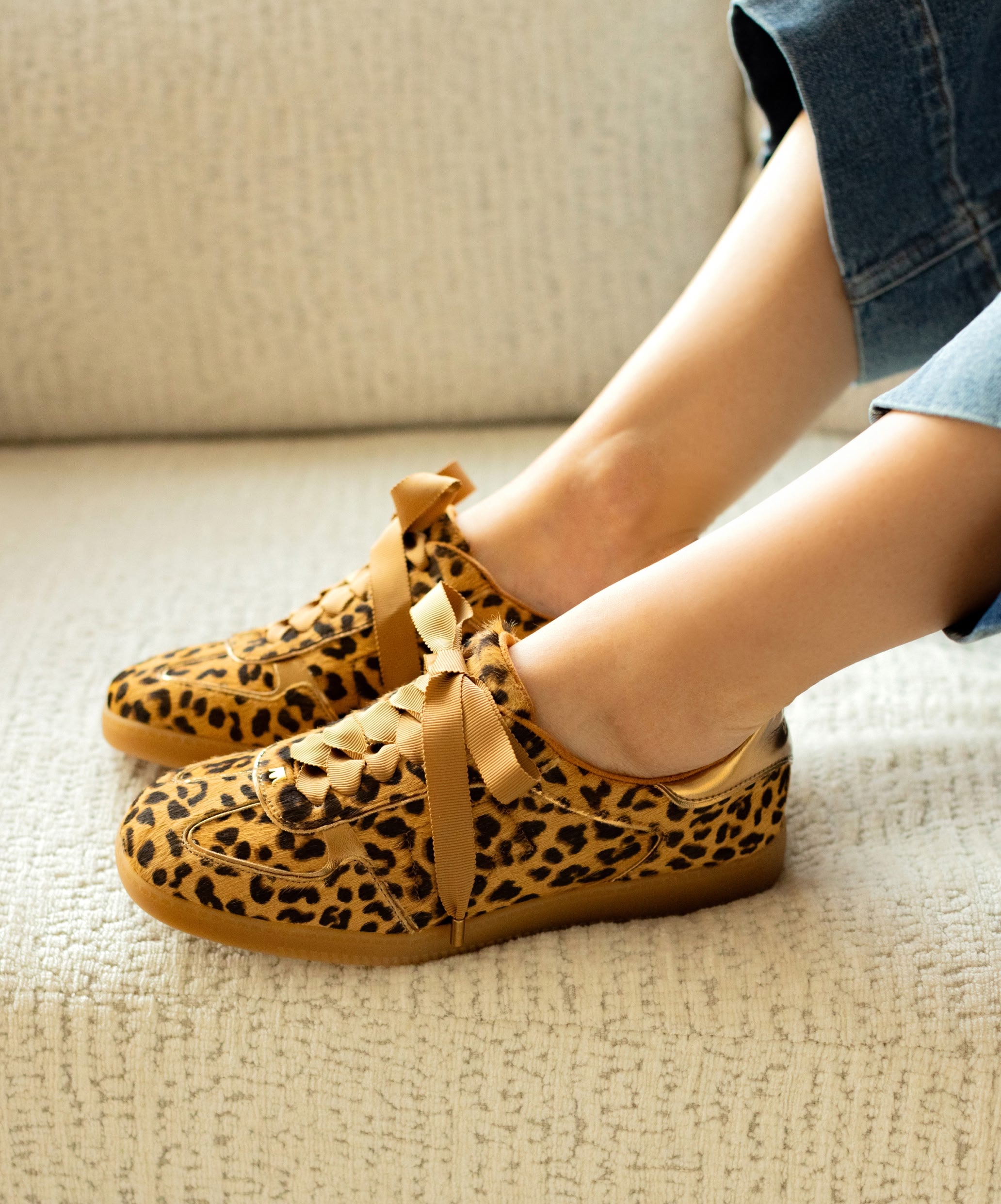 The Jay Sneaker - Leopardprint Haircalf
