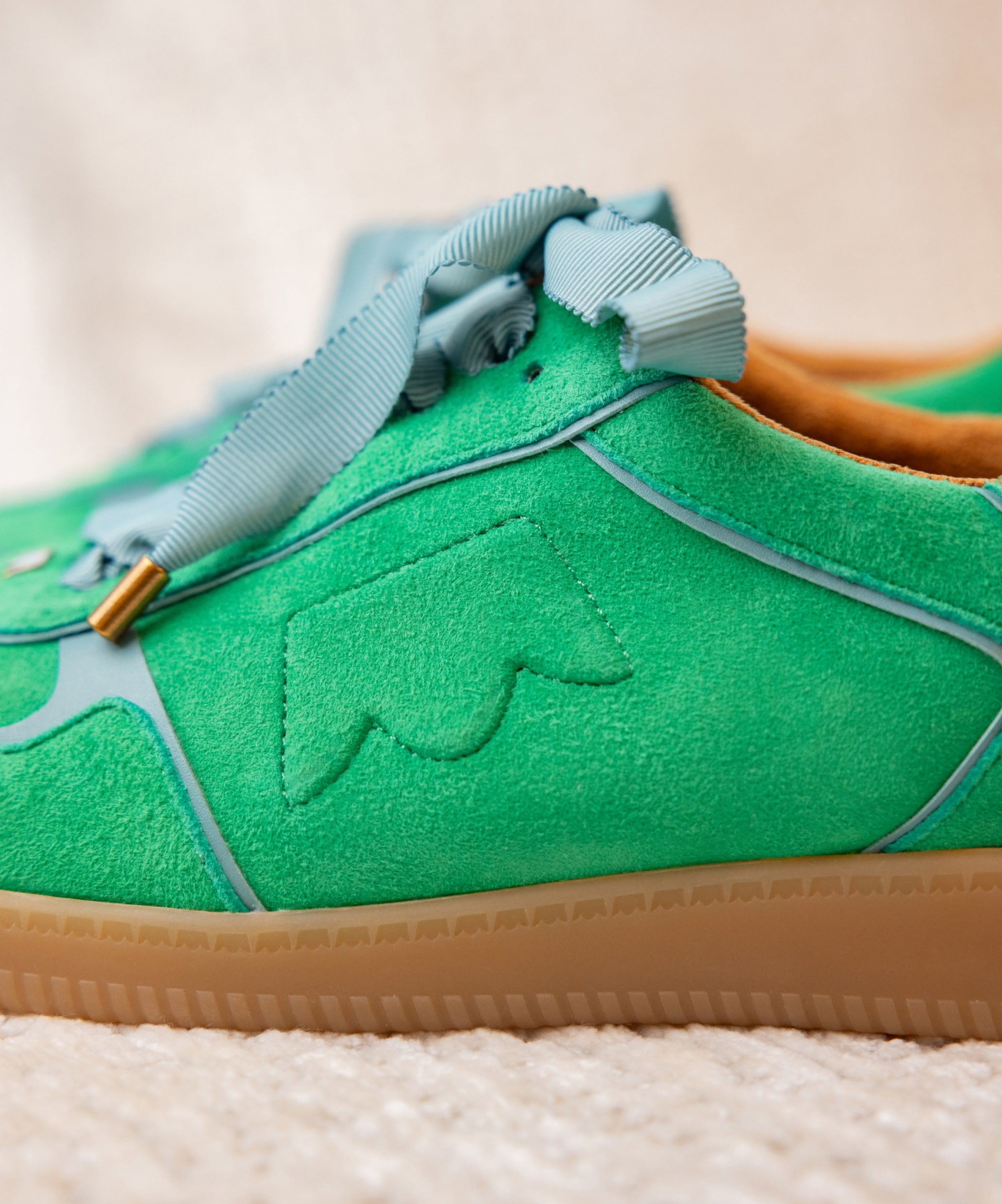The Jay Sneaker - Kelly Green Suede