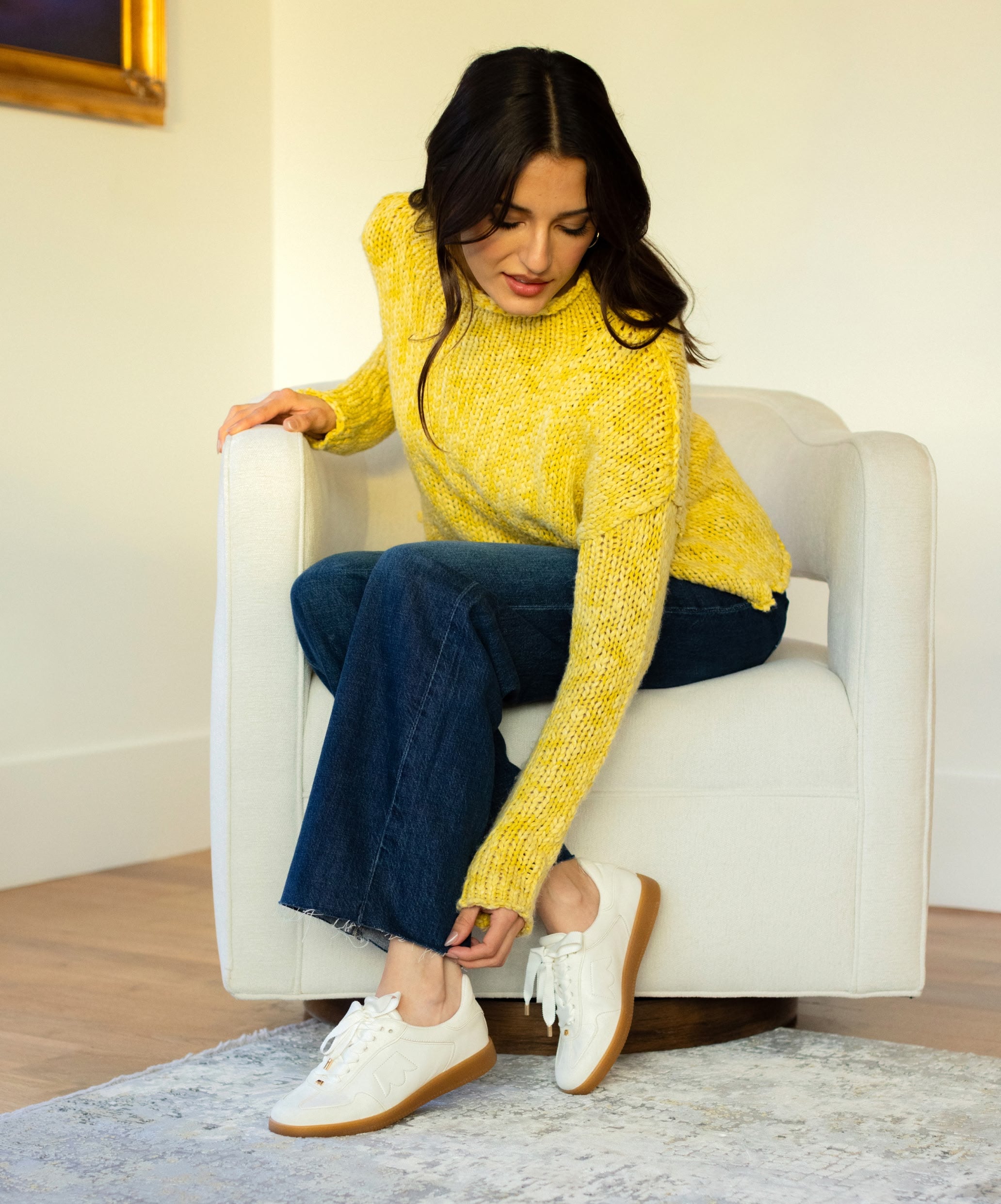 The Jay Sneaker - Off-White Leather