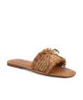 The Kiwi Bow - Tan Raffia