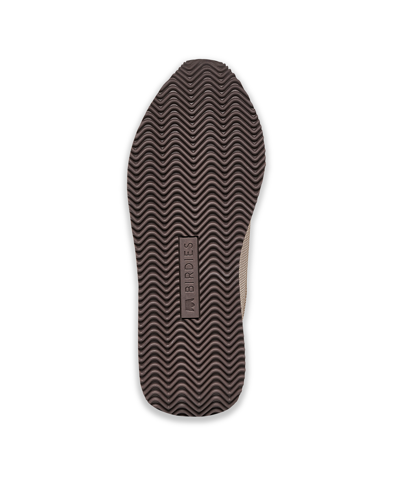 bottom view of the Roadrunner Sneaker in Ivy Multi (Rust, Grey Dark Green & Light Grey) Mesh