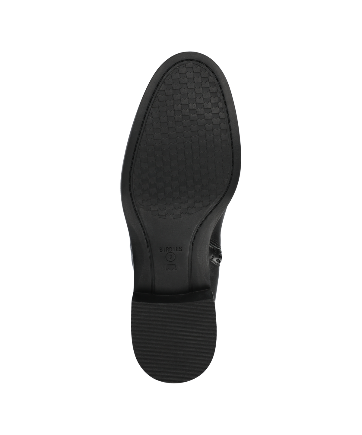 The Starling Flat Tall Boot - Black Leather