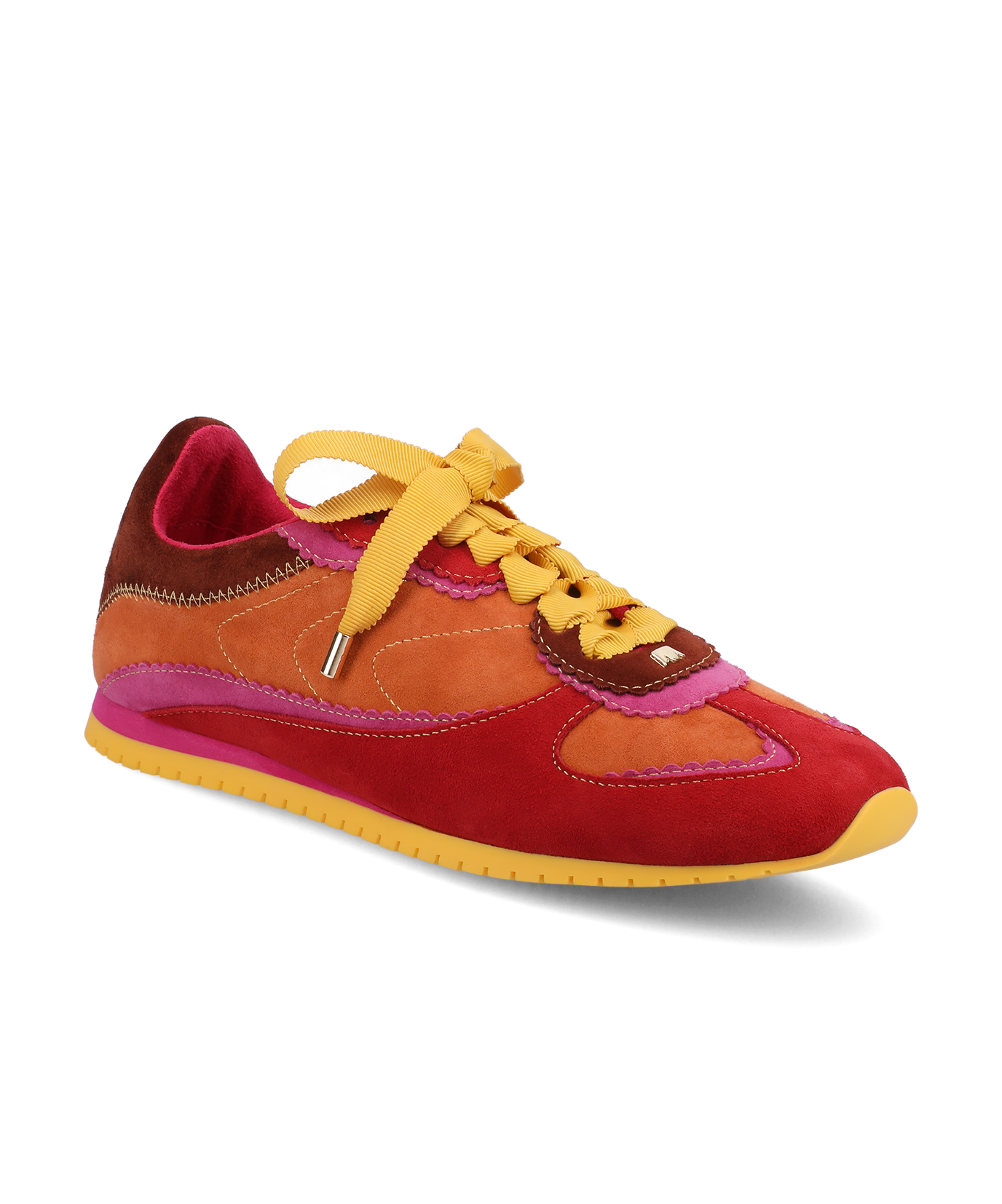 The Speedbird - Multi Burnt Orange Suede