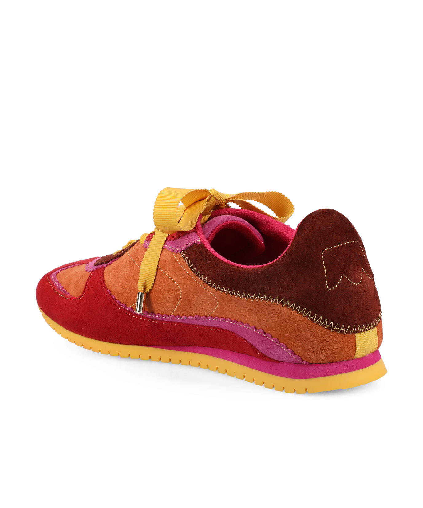 The Speedbird - Multi Burnt Orange Suede