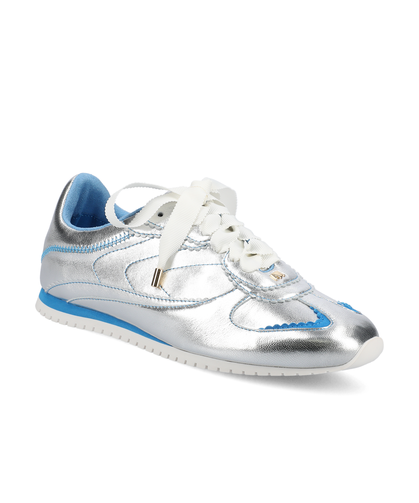 The Speedbird - Silver Metal Leather