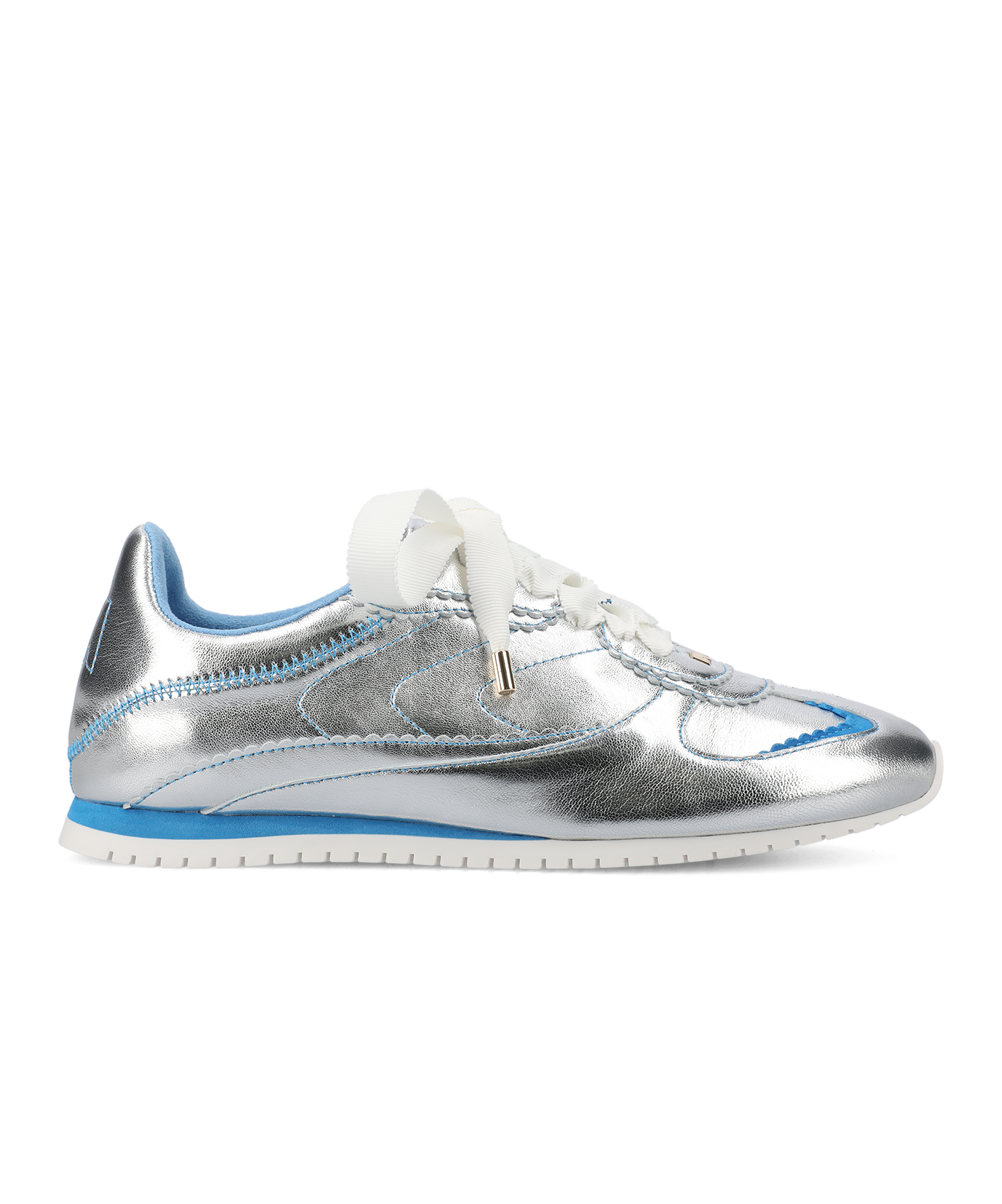 The Speedbird - Silver Metal Leather