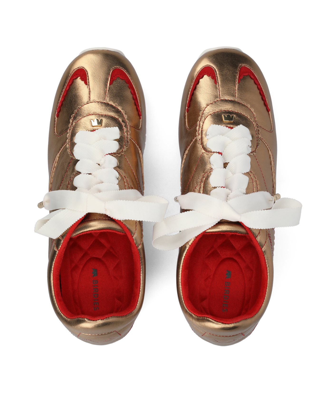 The Speedbird - Vintage Gold Metal Leather