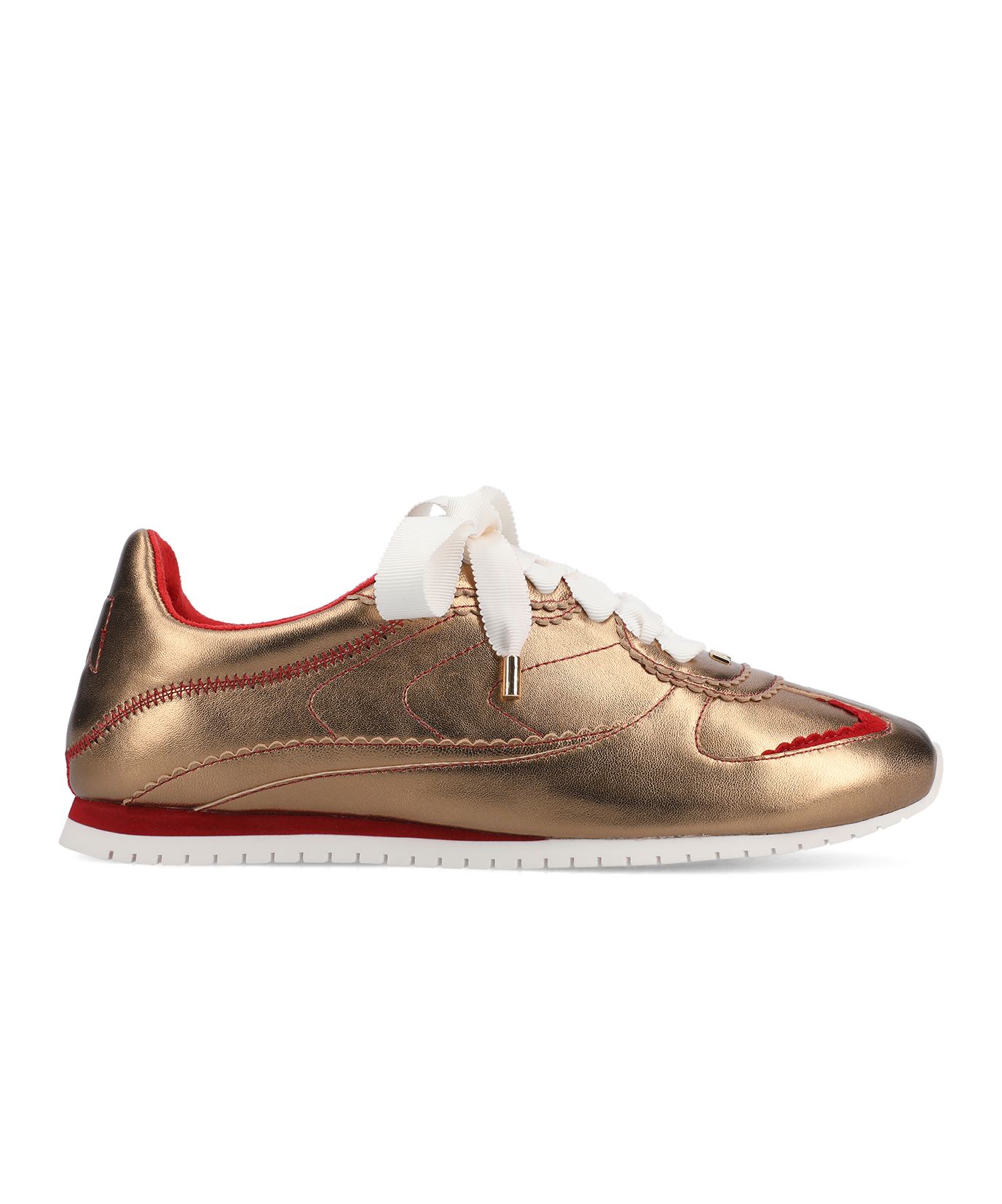 The Speedbird - Vintage Gold Metal Leather