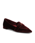 The Sparrow Loafer - Burgundy Velvet