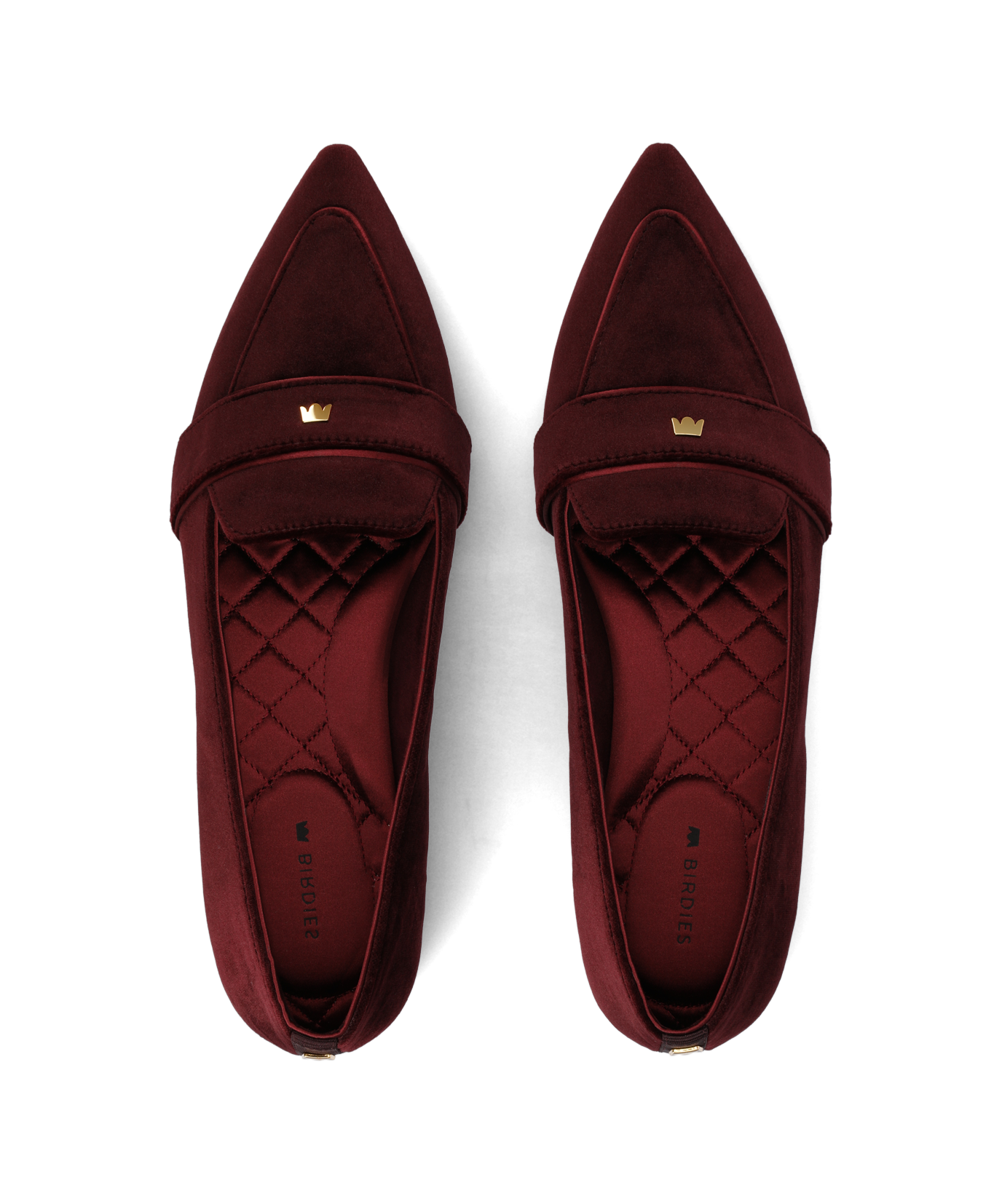 The Sparrow Loafer - Burgundy Velvet
