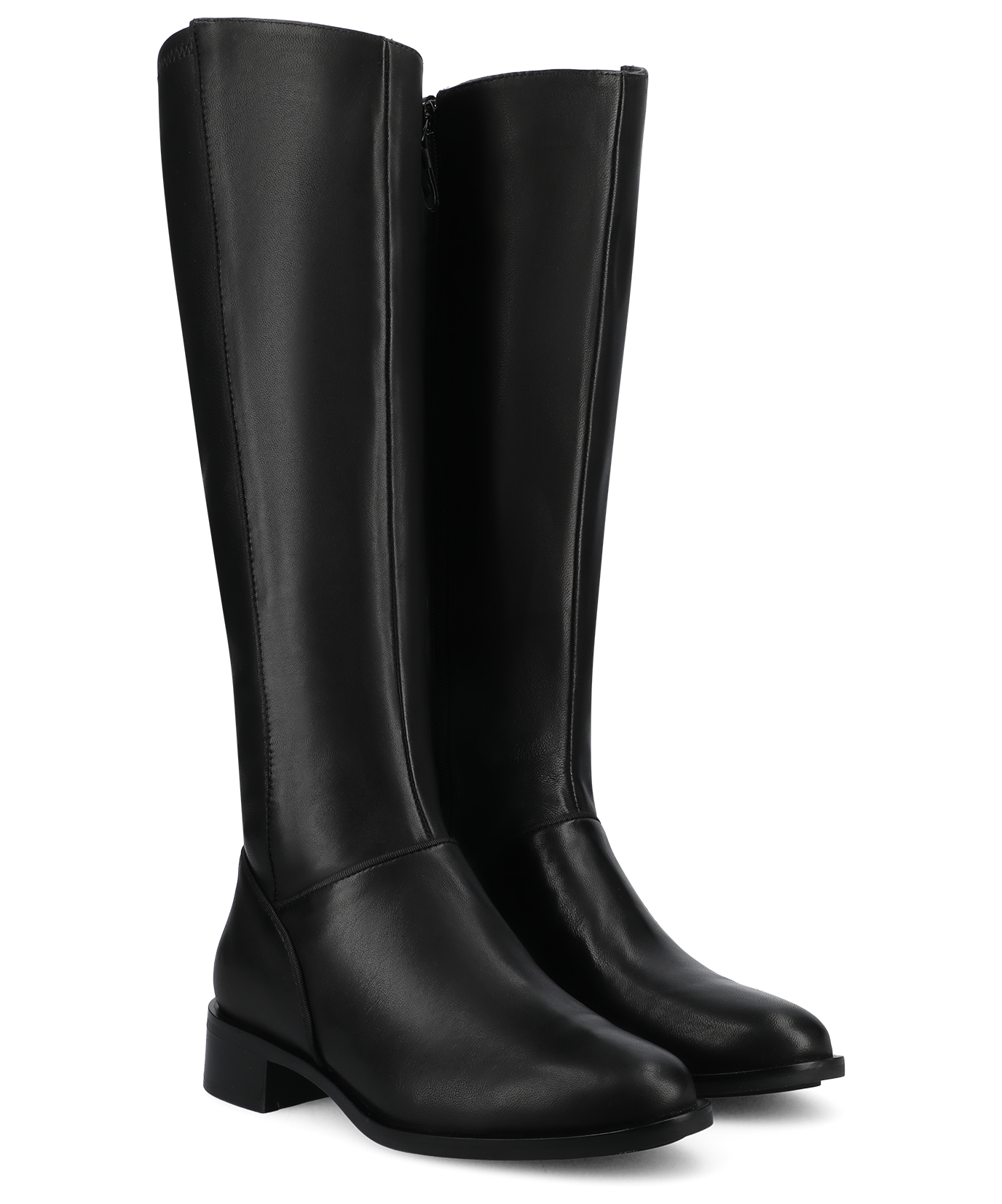 The Starling Tall Boot - Black Leather