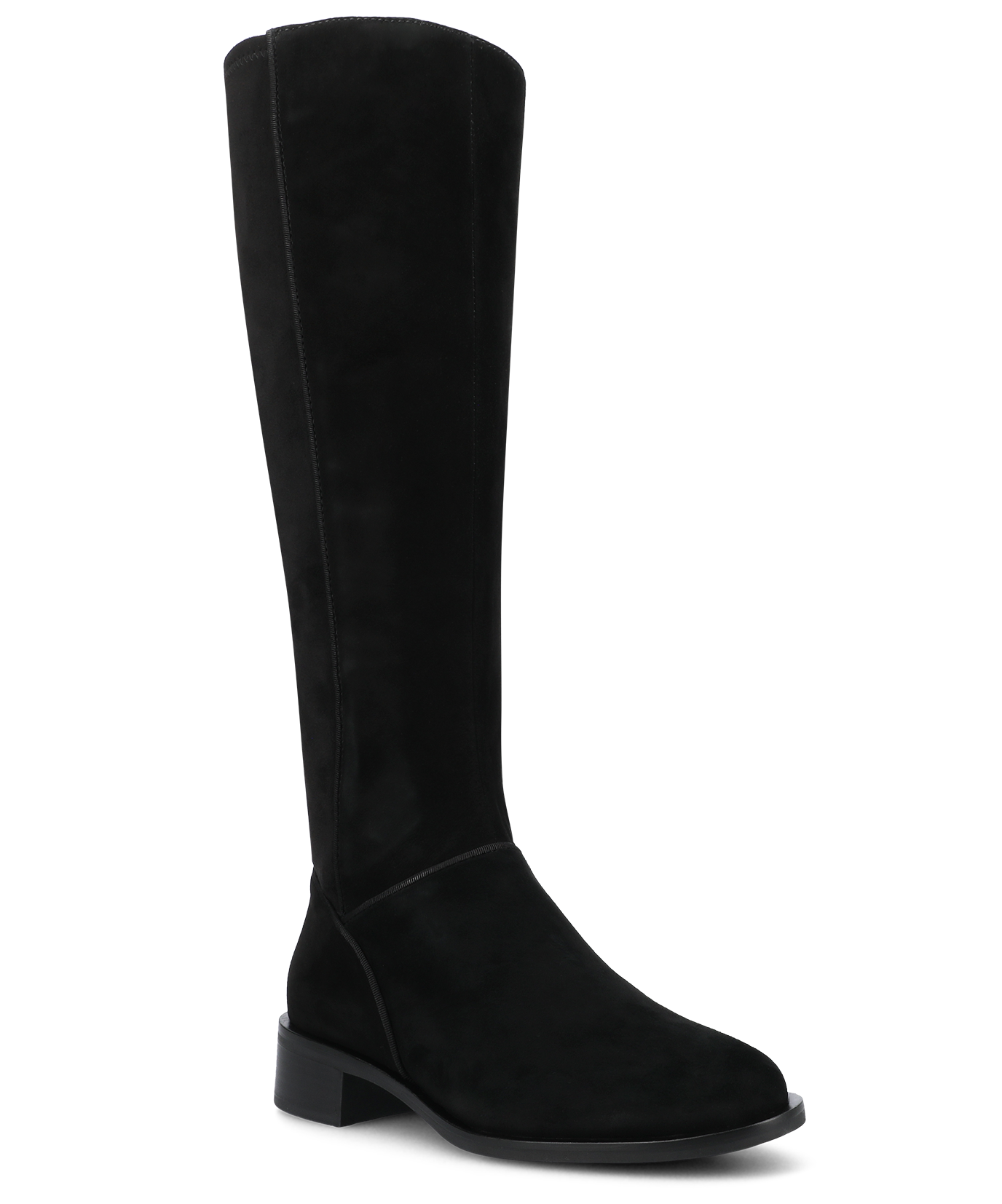 The Starling Tall Boot Black Suede Women's Boots Birdies