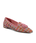 The Starfinch 15 Tassel - Pink Multi Tweed