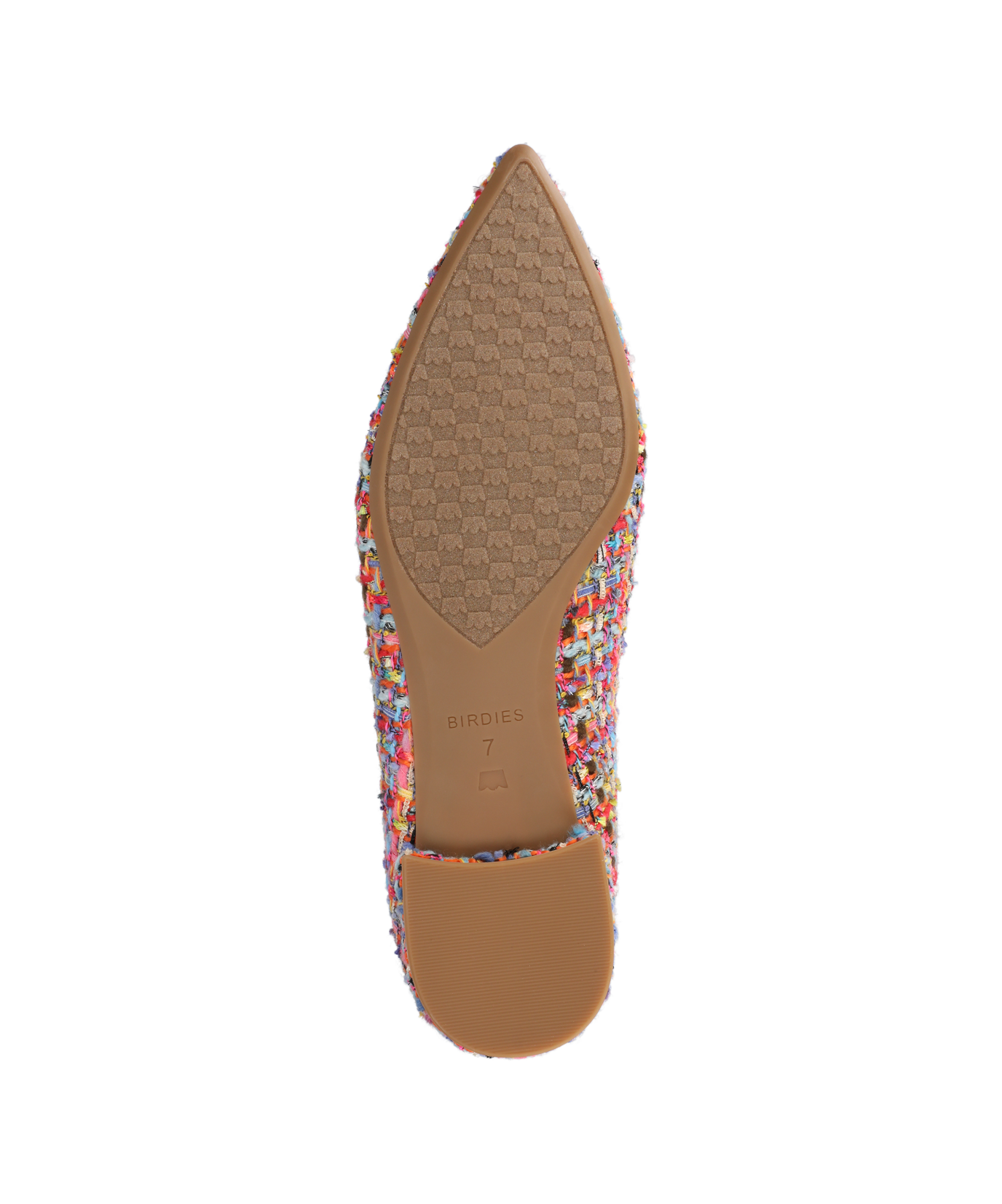 The Starfinch 15 Tassel - Pink Multi Tweed
