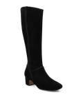 The Starling 50 Tall Boot - Black Suede