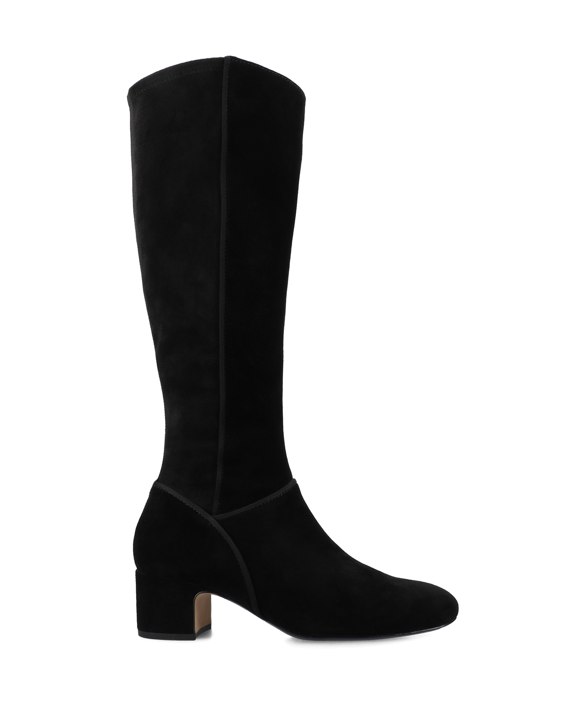 The Starling 50 Tall Boot - Black Suede